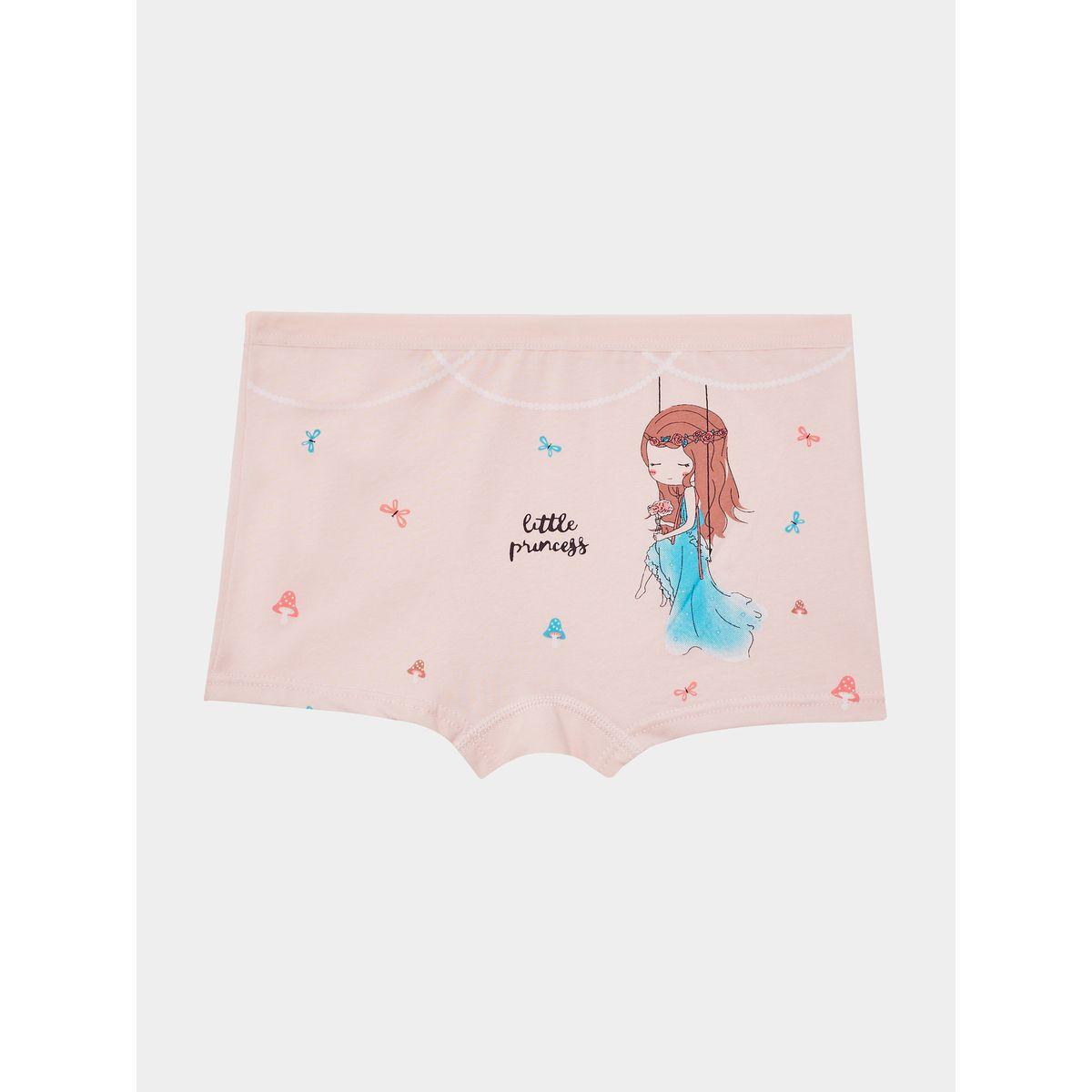 Styli Pack of 4 - Bunny Print Boxer Shorts-girls-clothing-innerwear-image-5