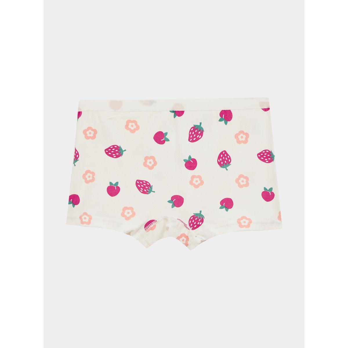 مجموعة من 4 سروايل داخلية بطبعات وخصر مطاطي-girls-clothing-innerwear-image-2