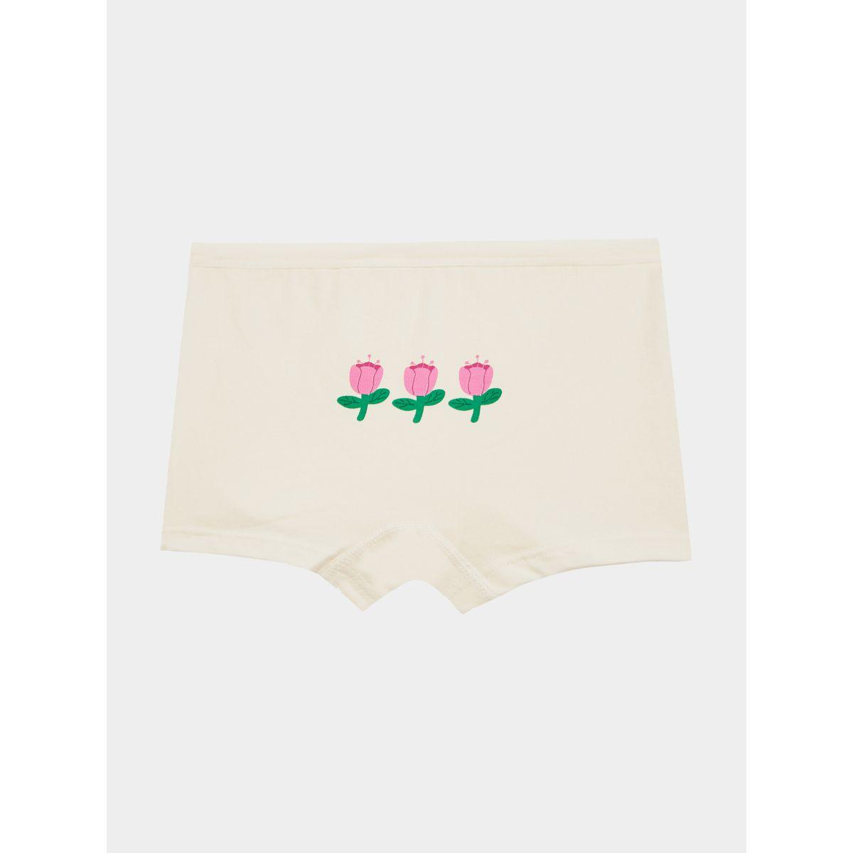 مجموعة من 4 سروايل داخلية بطبعات وخصر مطاطي-girls-clothing-innerwear-image-5