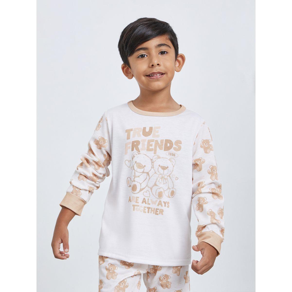 طقم بيجاما من بنطال وتيشيرت بطبعة جرافيك-boys-clothing-nightwear-image-2