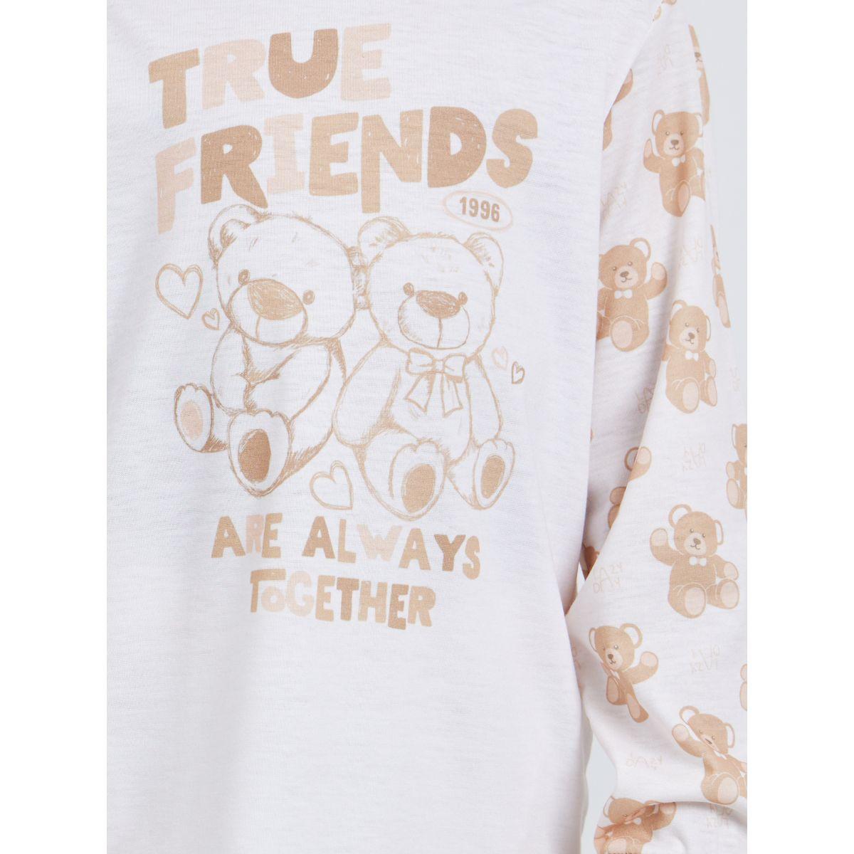 طقم بيجاما من بنطال وتيشيرت بطبعة جرافيك-boys-clothing-nightwear-image-3