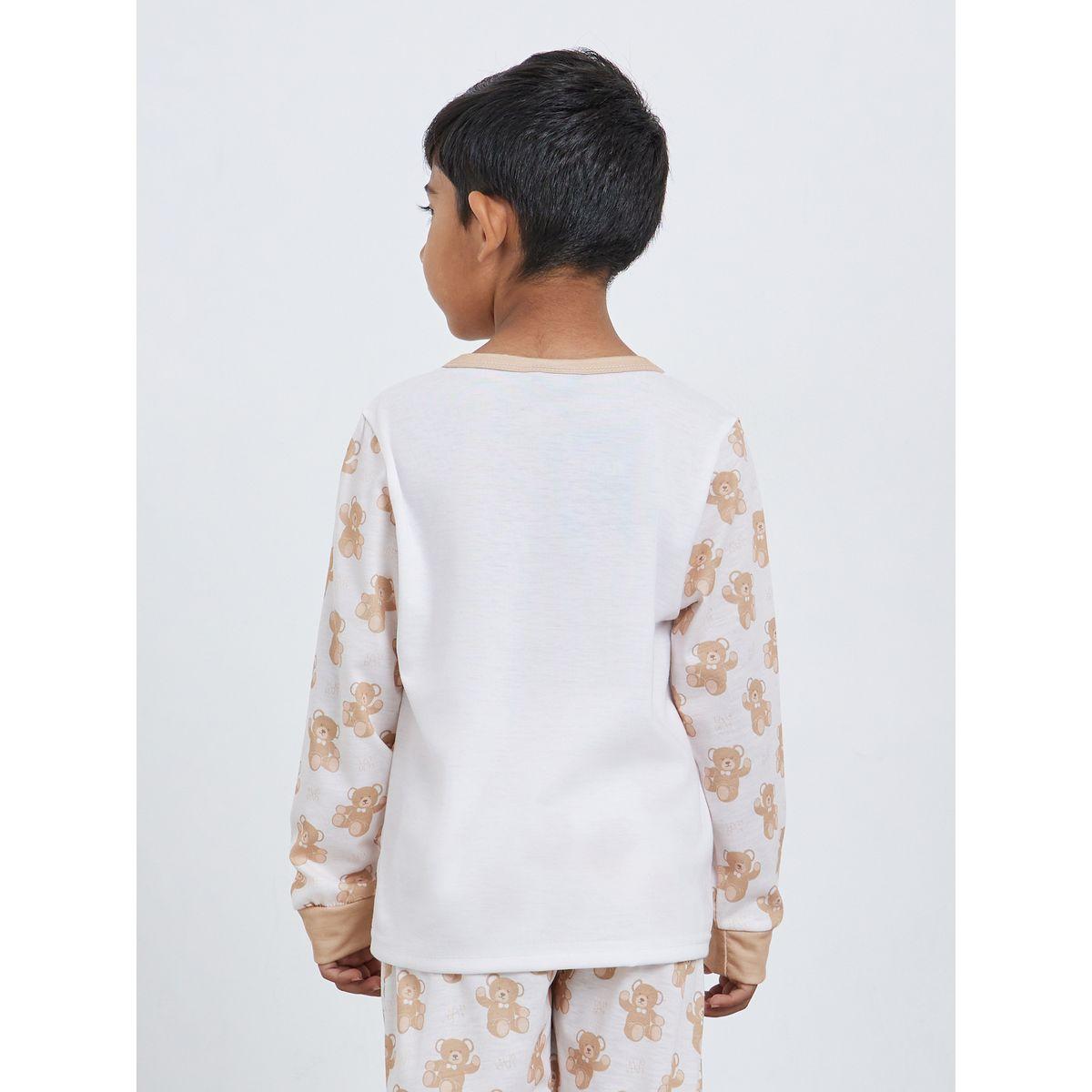 طقم بيجاما من بنطال وتيشيرت بطبعة جرافيك-boys-clothing-nightwear-image-4