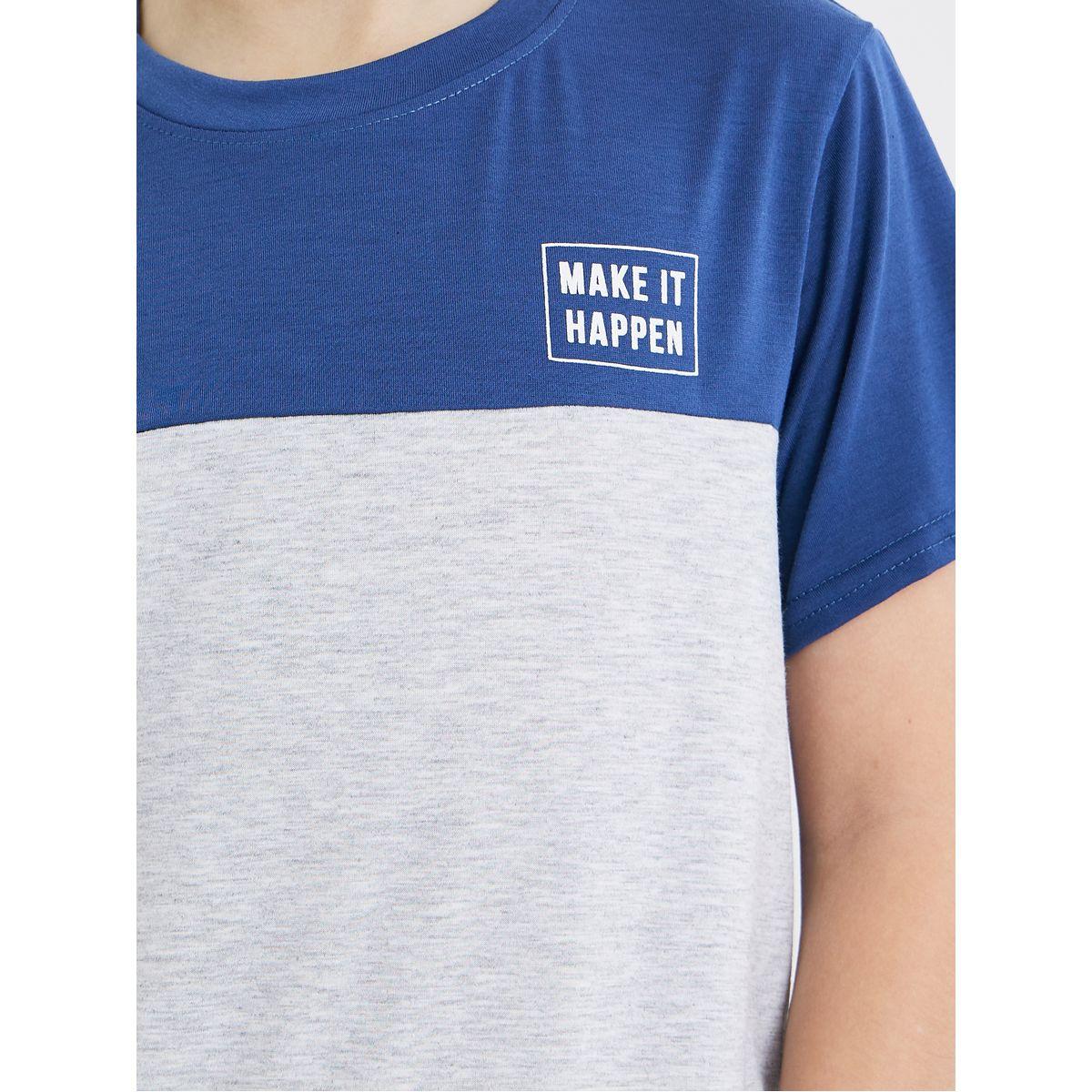 طقم من شورت وتيشيرت بطبعة كُتل الألوان-boys-clothing-nightwear-image-3