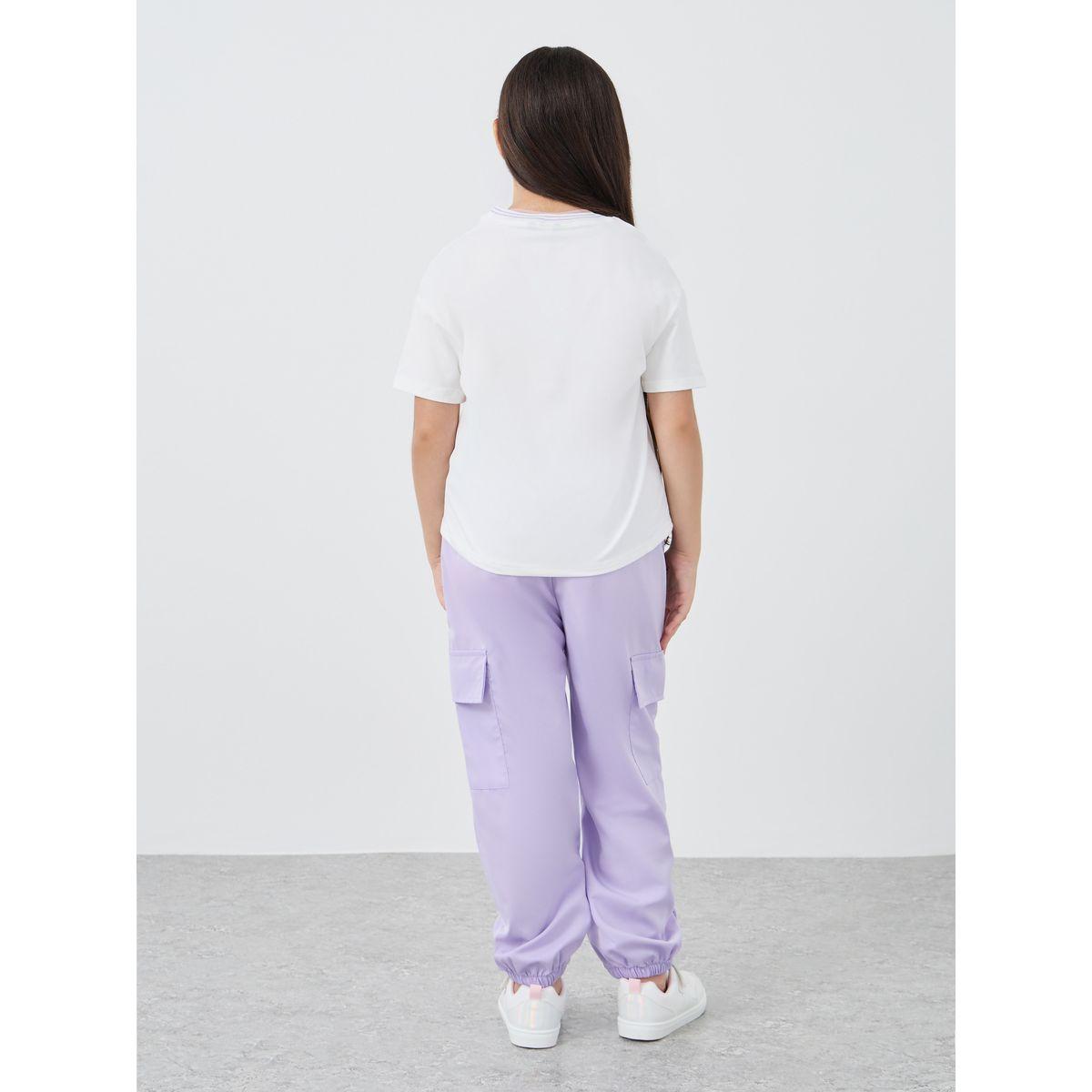 Styli Text Embroidered T-Shirt and Cargo Pants Set-girls-clothing-setsandcoords-image-5