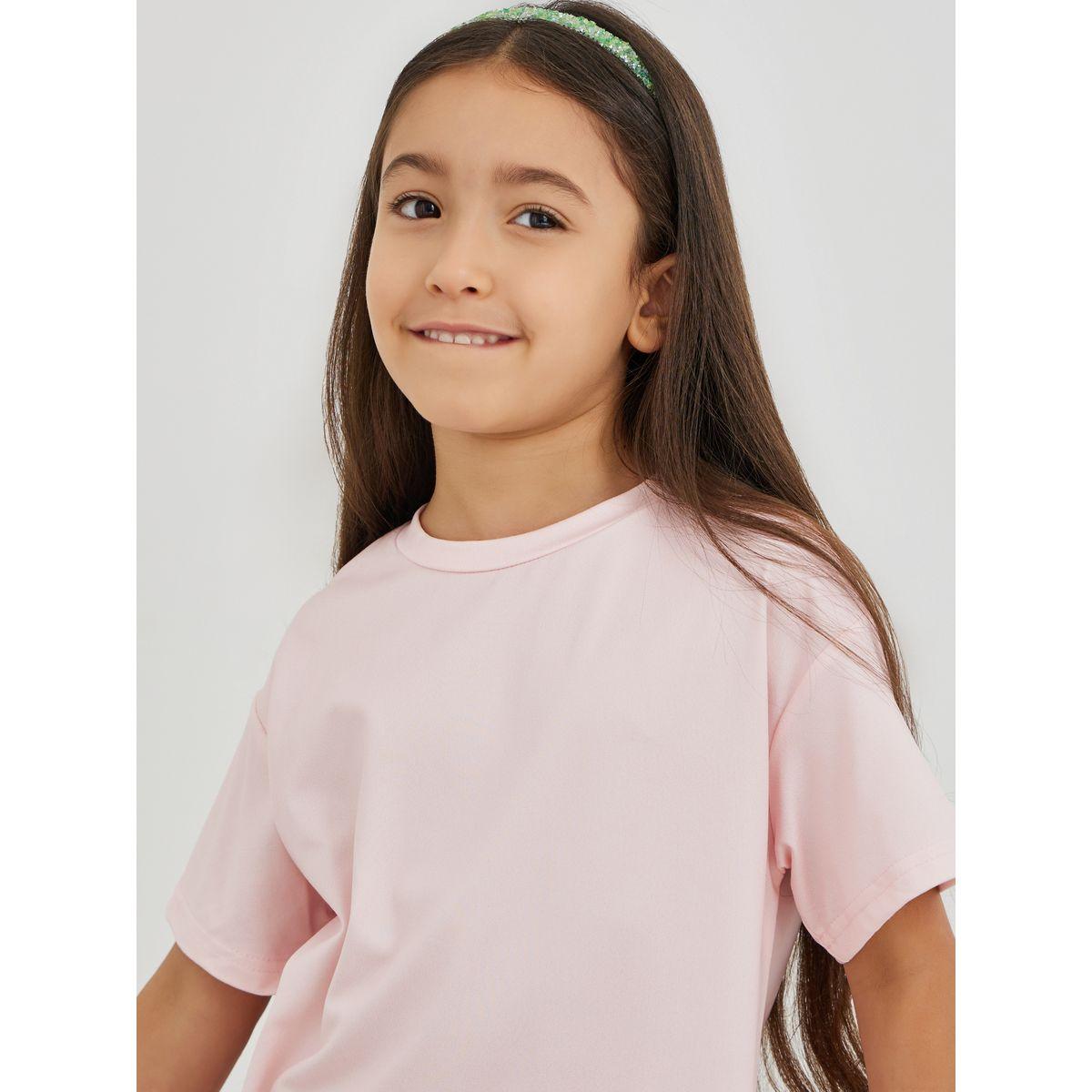Styli Flower Patch T-Shirt and Striped Leggings Set-girls-clothing-setsandcoords-image-3