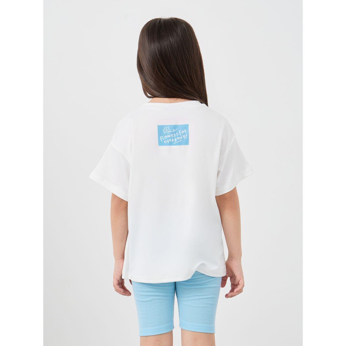 Styli Heart Graphic Oversized T-Shirt and Shorts Set-girls-clothing-setsandcoords-image-5