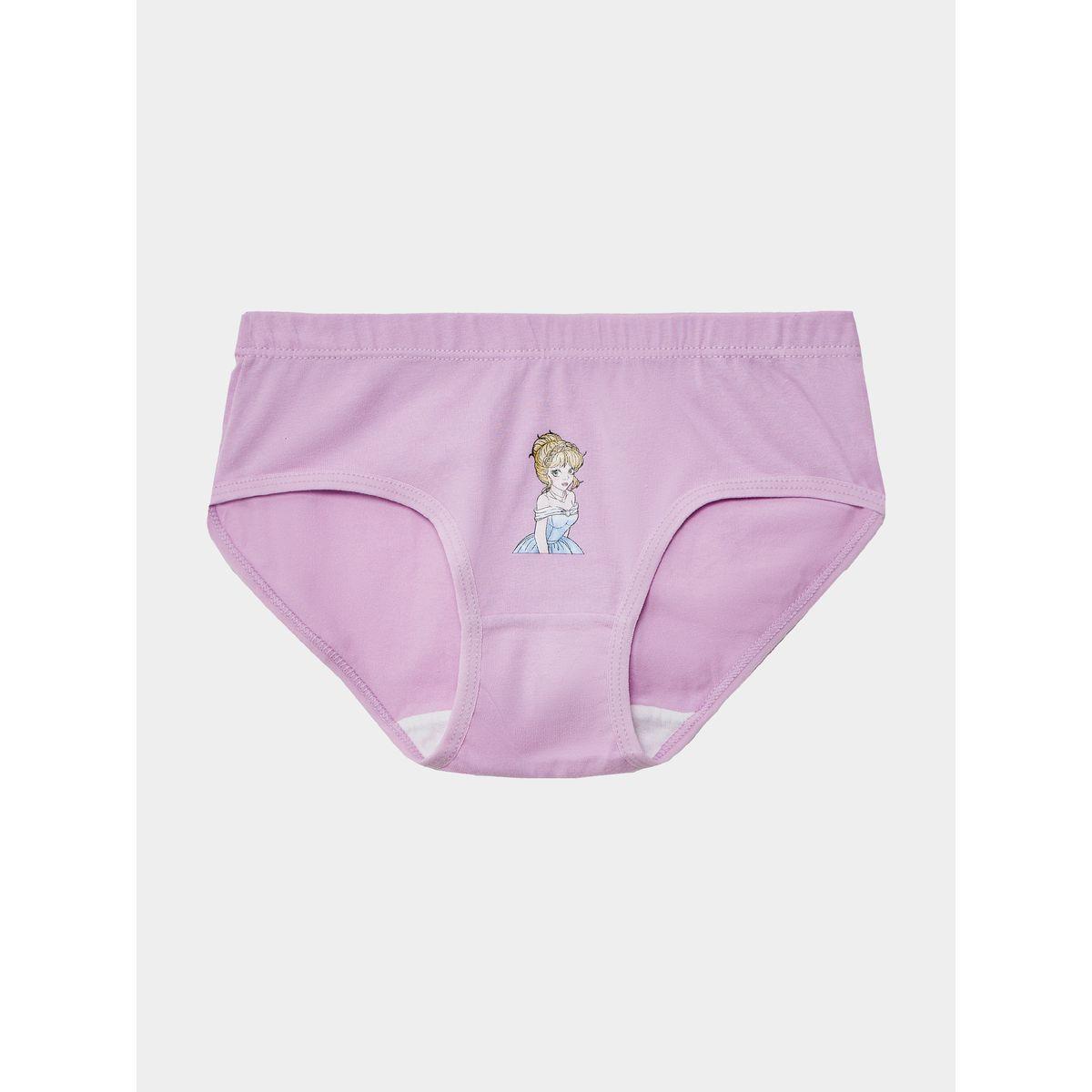 Styli Pack of 5 - Printed Elastic Waist Brief-girls-clothing-innerwear-image-6