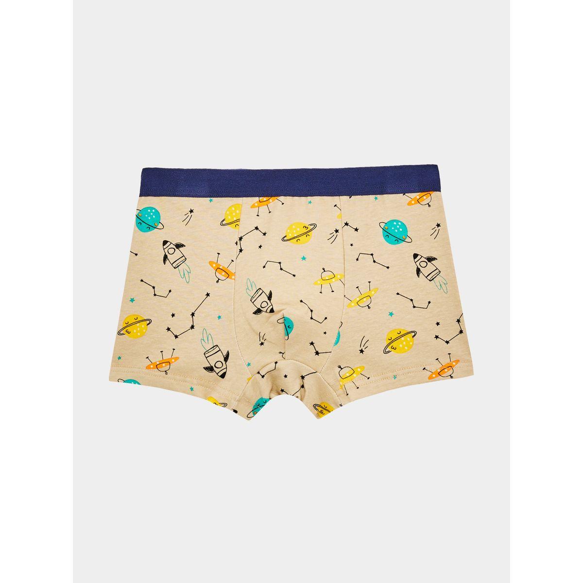 Styli Boys Pack of 4 - Printed Briefs with Contrast Waistband-boys-clothing-innerwear-image-3
