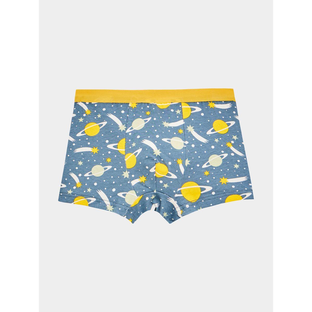 مجموعة من 4 سروايل داخلية بطبعات وخصر مُتباين-boys-clothing-innerwear-image-4
