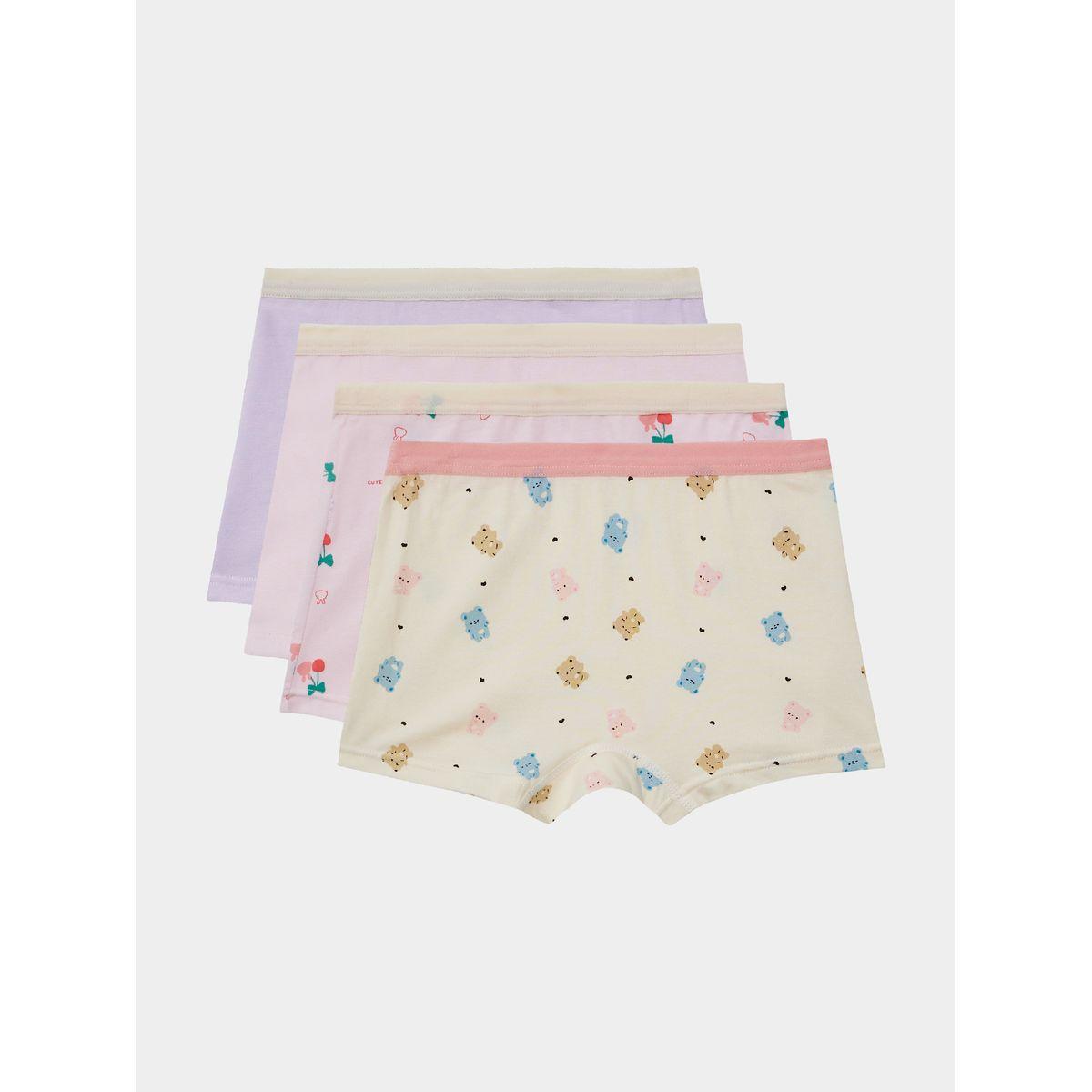 Styli Pack of 4 - Printed Boxer Shorts-girls-clothing-innerwear-image-1