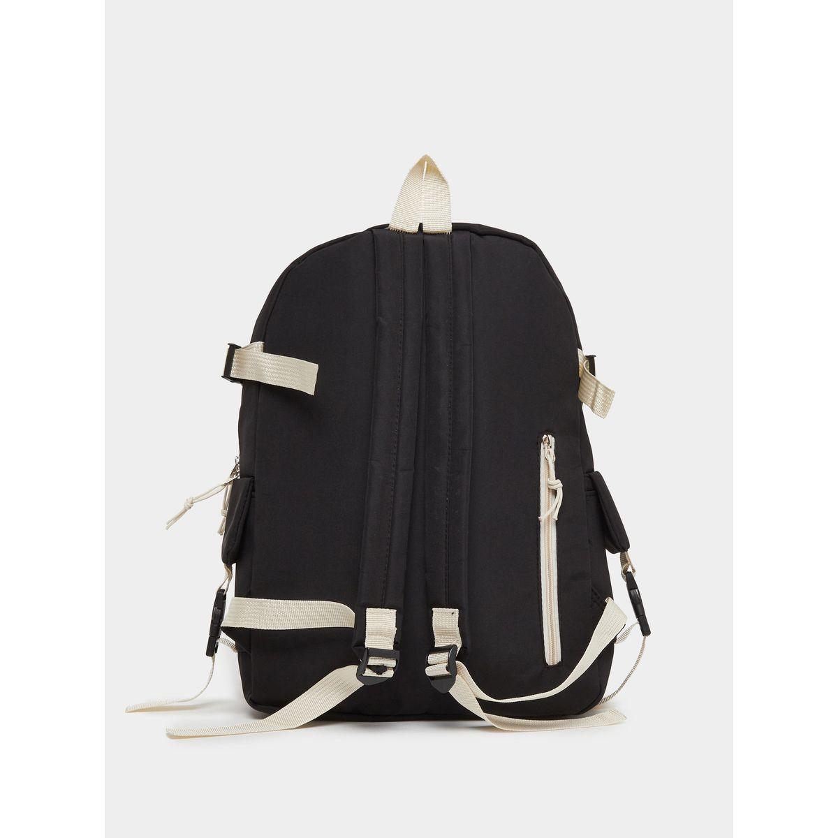 Styli Girls Black Buckled Pocket Backpack 30x42x11cm-school-bagsandbackpacks-backpacks-image-2