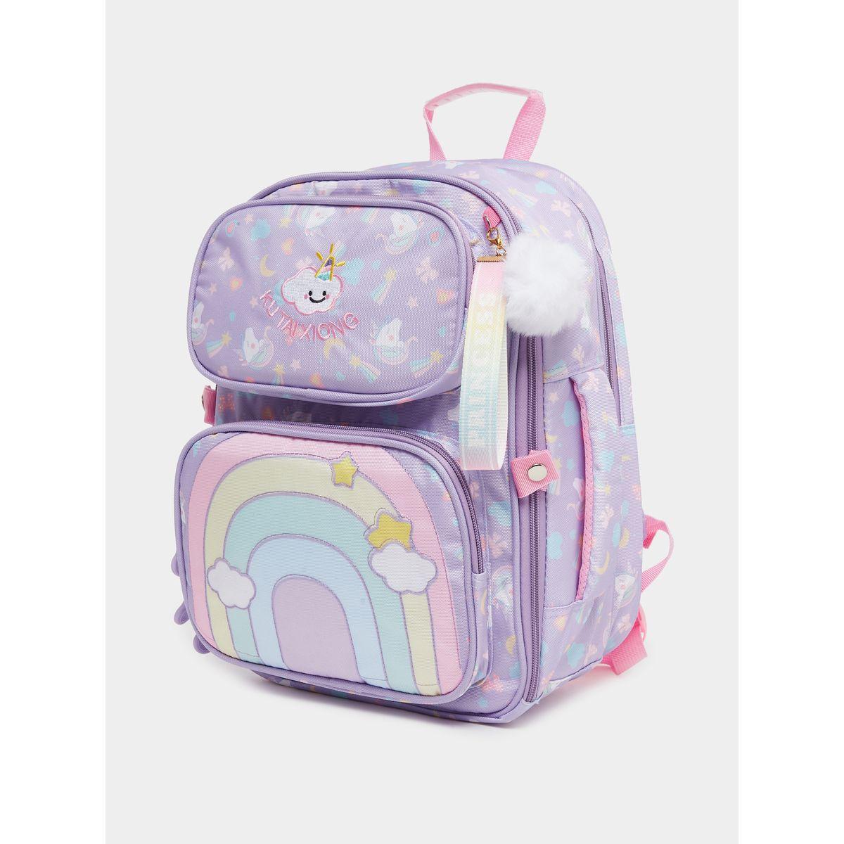 شنطة ظهر بطبعة جرافيك 28*37*15 سم-school-bagsandbackpacks-backpacks-image-1