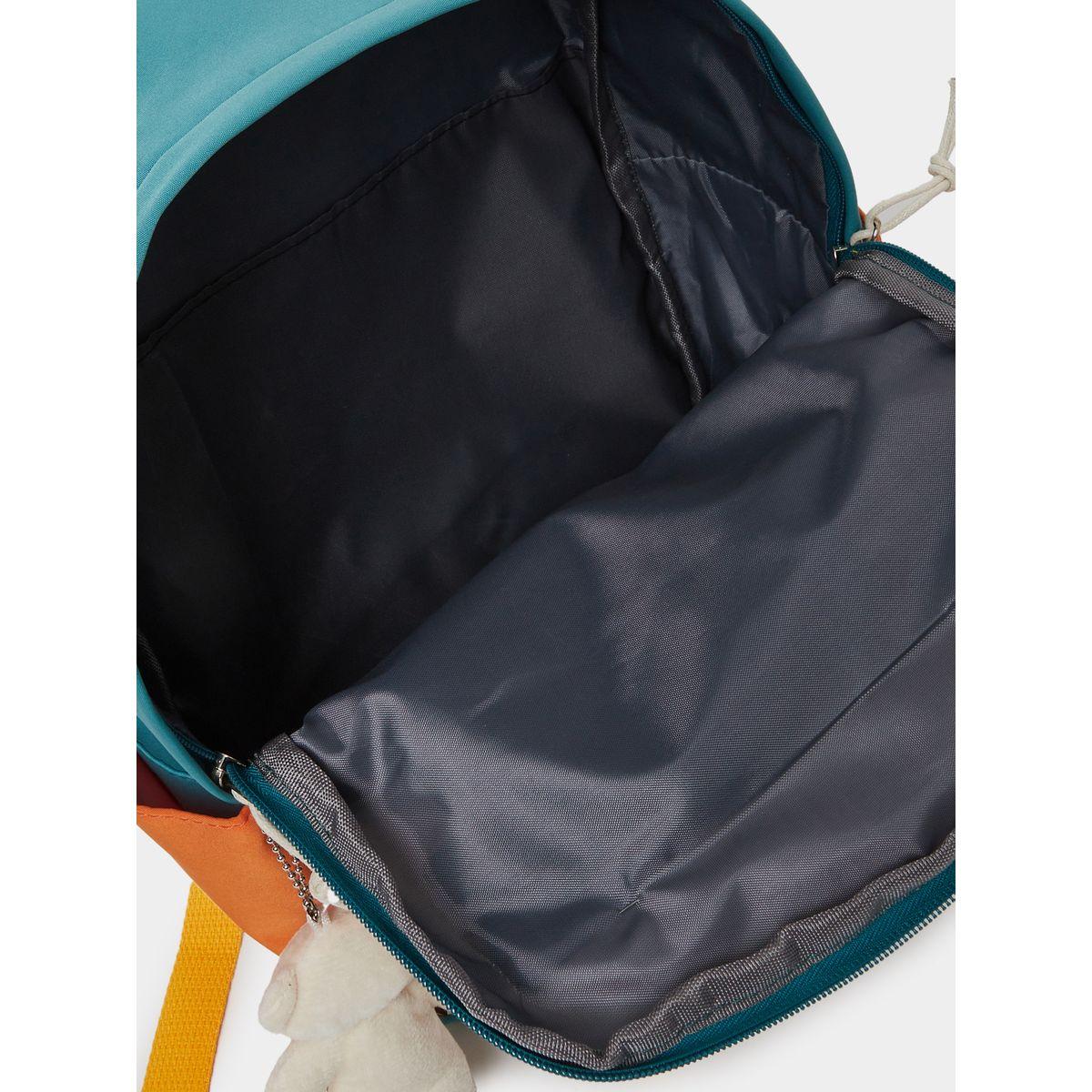 Styli Color Block Backpack with Buckle Strap-school-bagsandbackpacks-backpacks-image-4