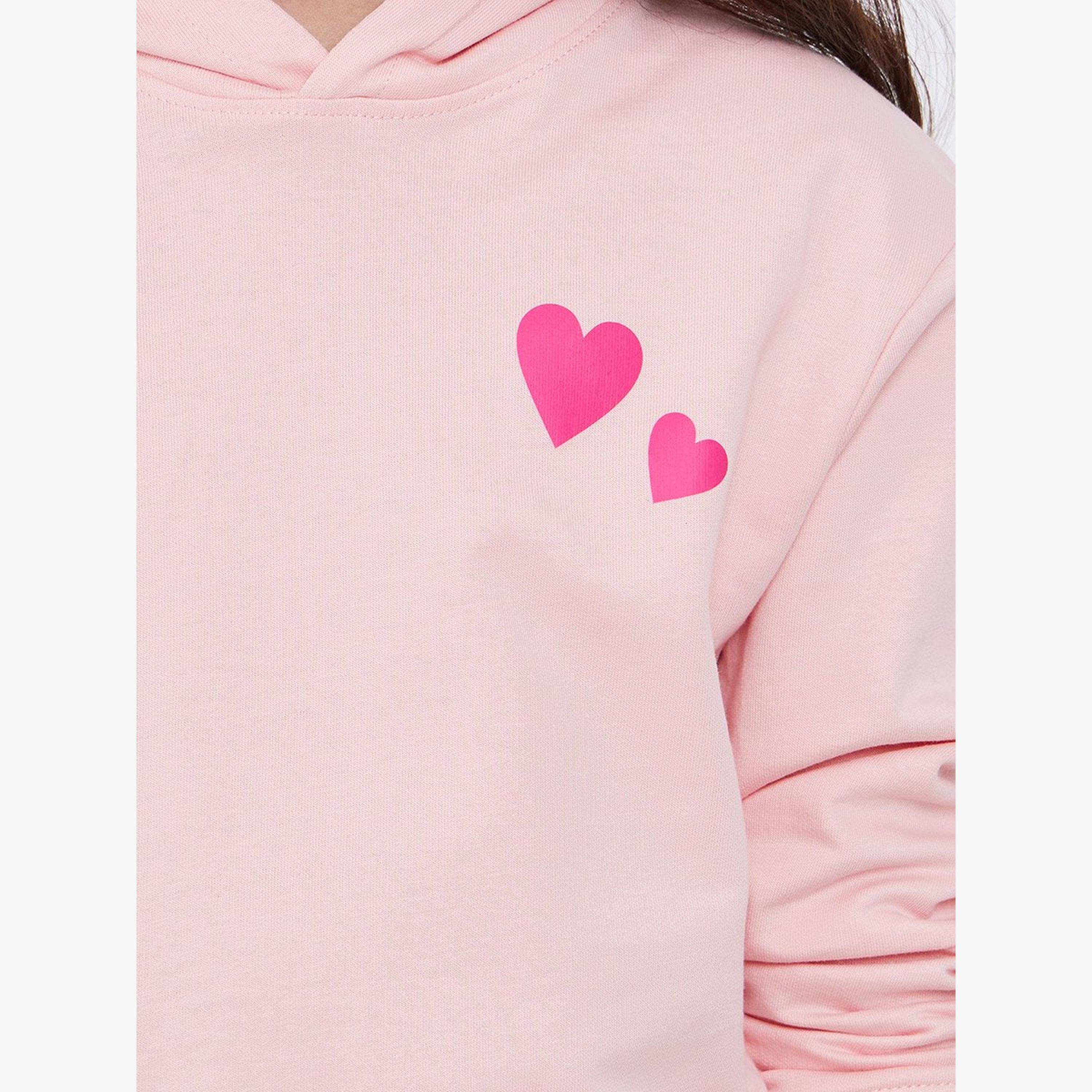 هودي بقصة مريحة بطبعة قلب-girls-clothing-sweatshirts-image-3