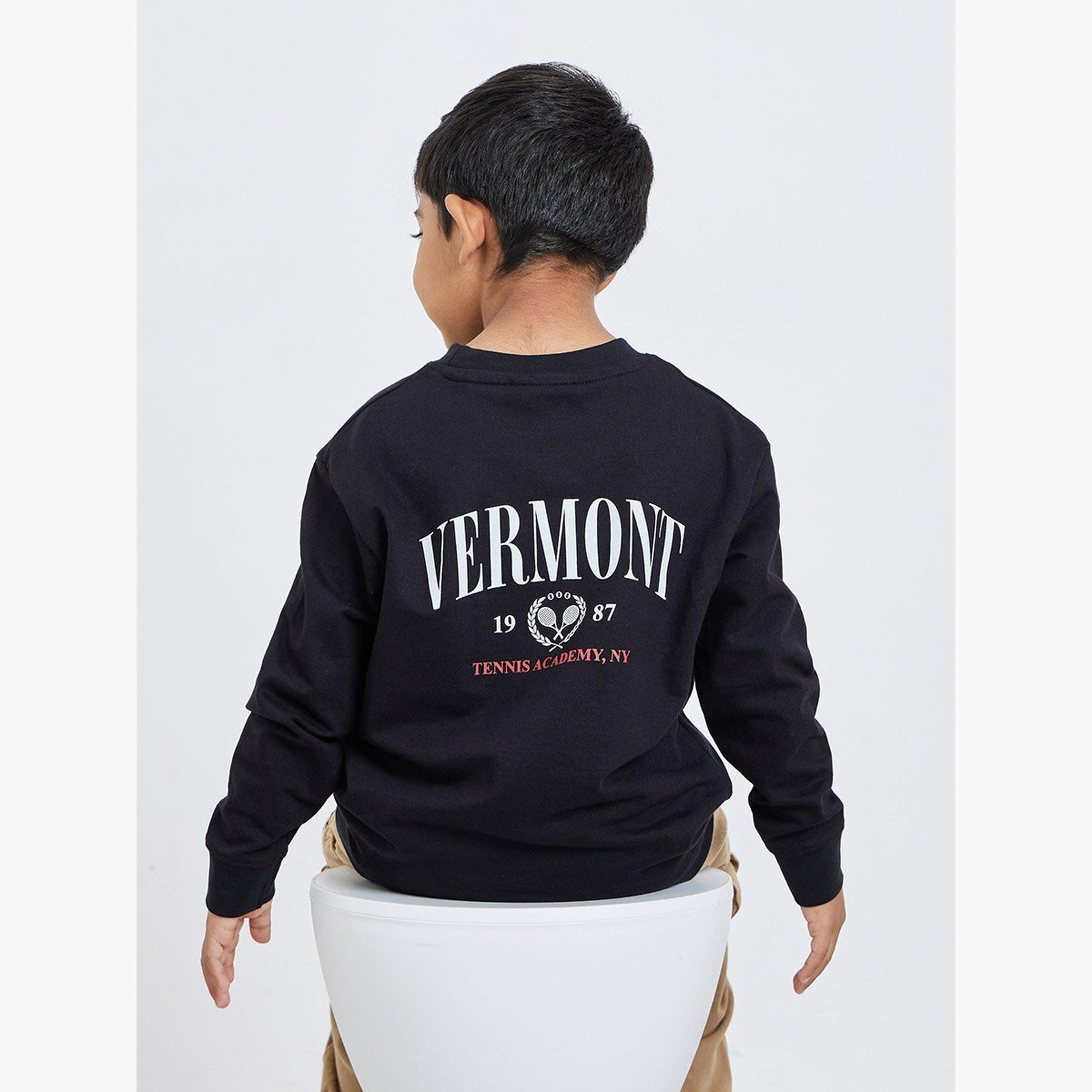 Styli Boys Black Graphic Print Sweatshirt-boys-clothing-sweatshirts-image-3