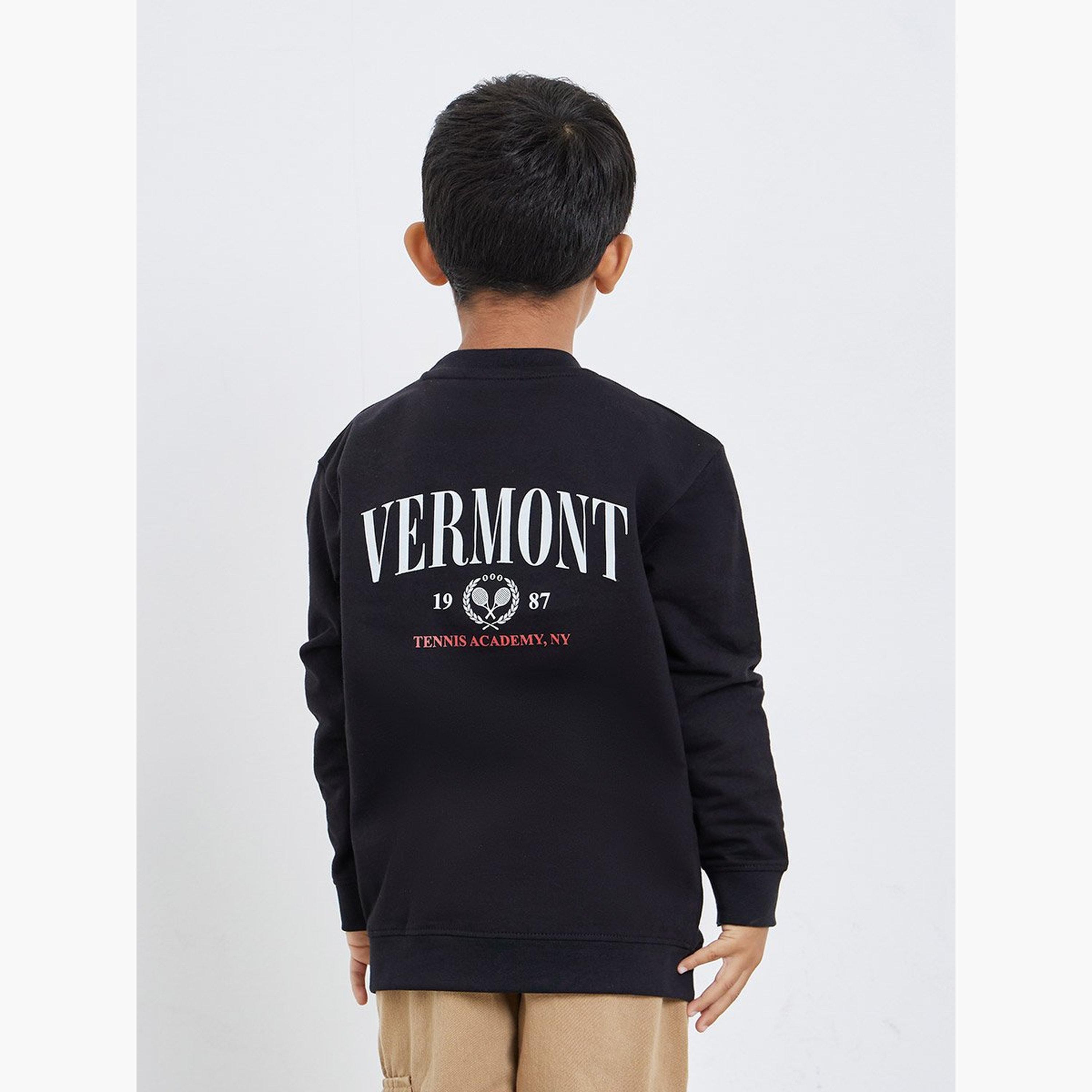 Styli Boys Black Graphic Print Sweatshirt-boys-clothing-sweatshirts-image-5