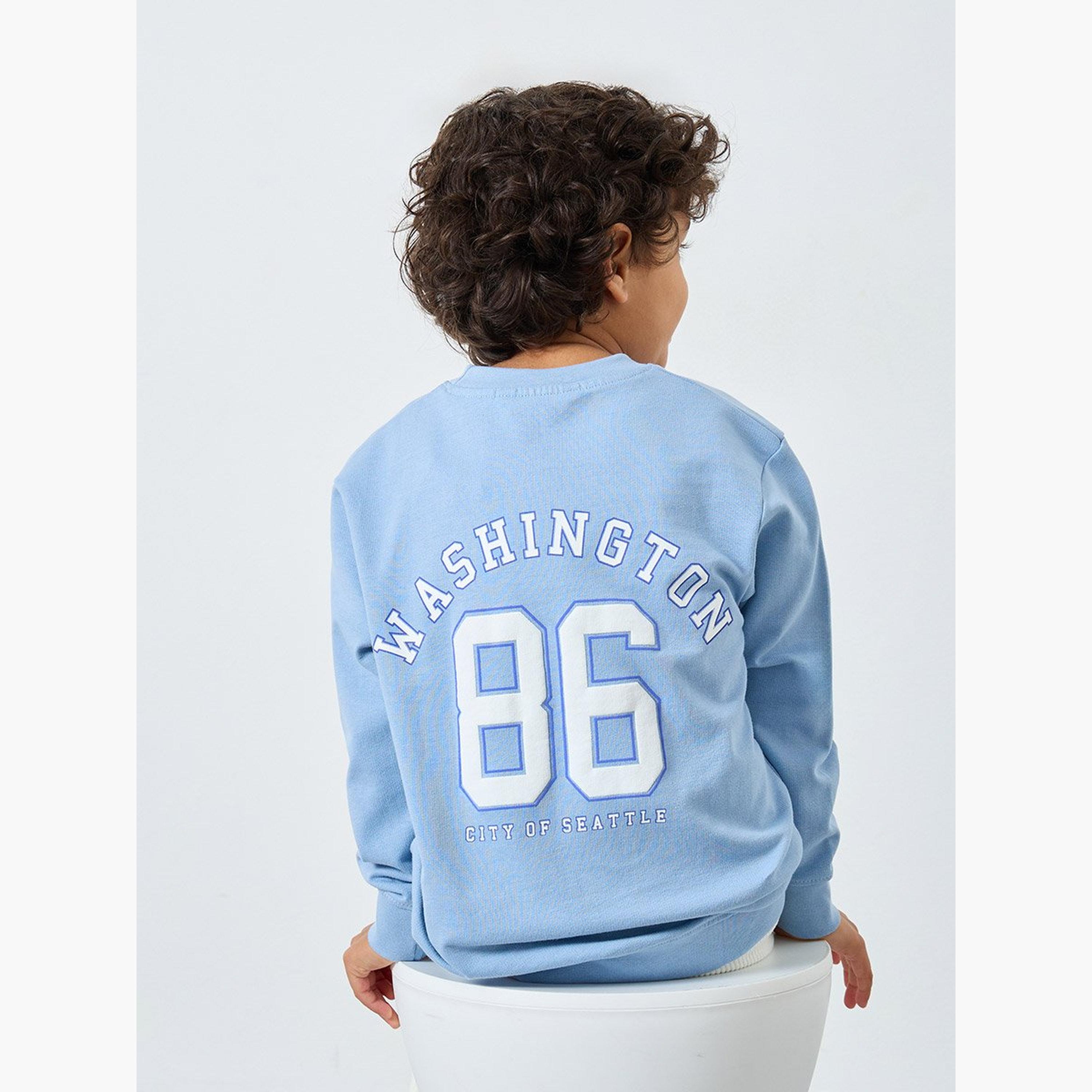 Styli Boys Embossed Graphic Print Sweatshirt-boys-clothing-sweatshirts-image-2
