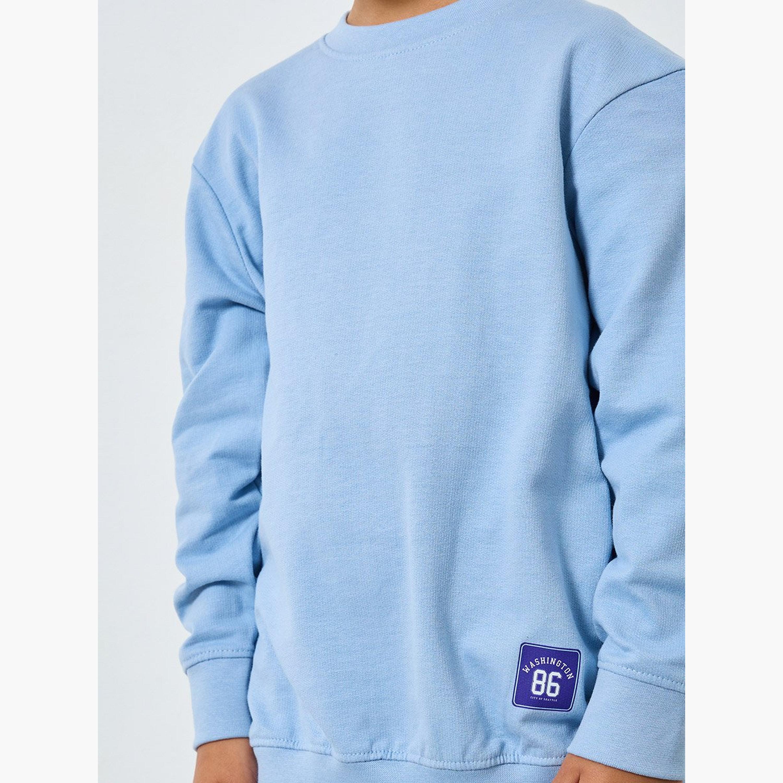 Styli Boys Embossed Graphic Print Sweatshirt-boys-clothing-sweatshirts-image-4