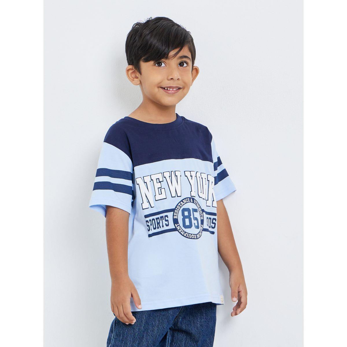 Styli Boys Color Block Graphic T-Shirt-boys-clothing-tshirtsandpolos-image-1