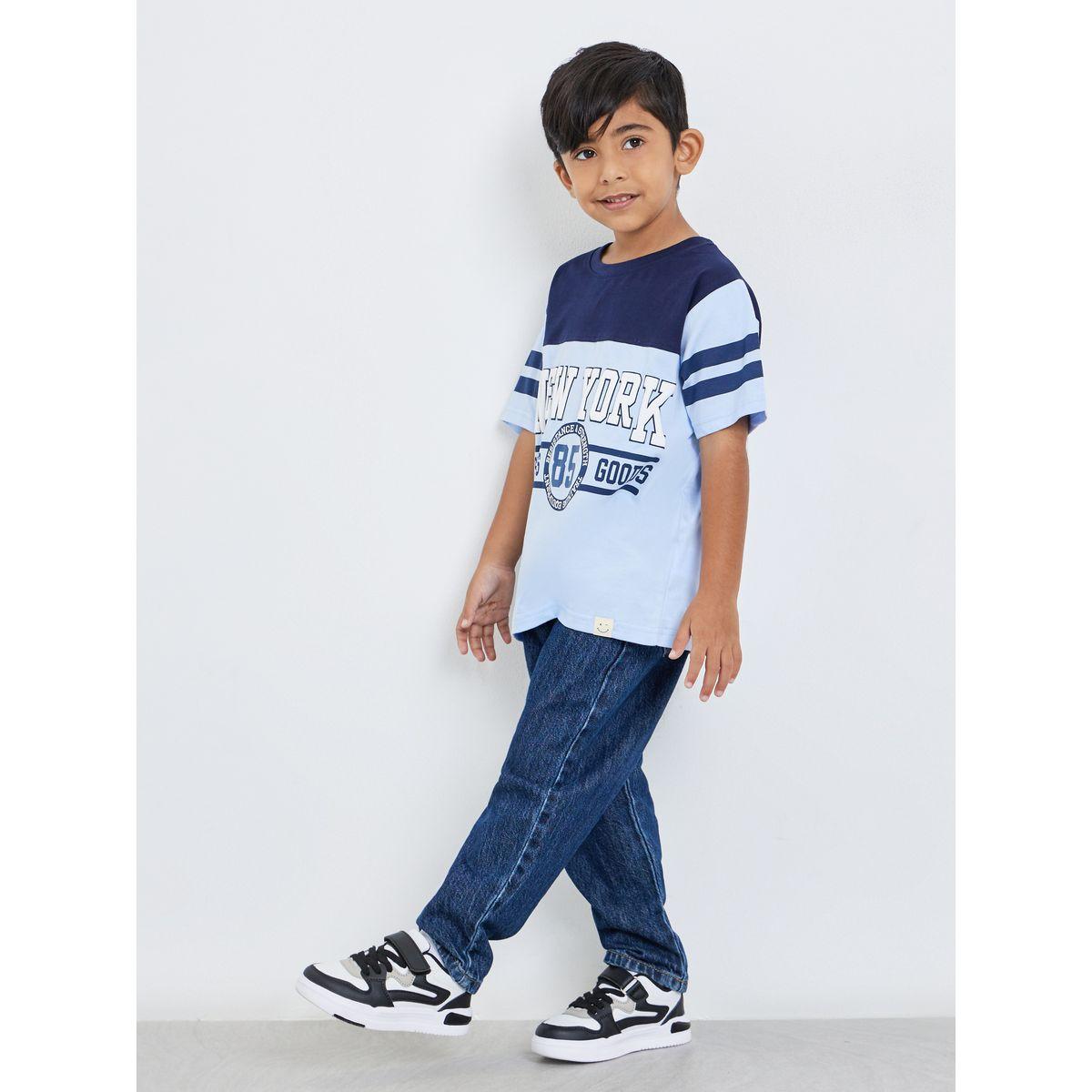Styli Boys Color Block Graphic T-Shirt-boys-clothing-tshirtsandpolos-image-2