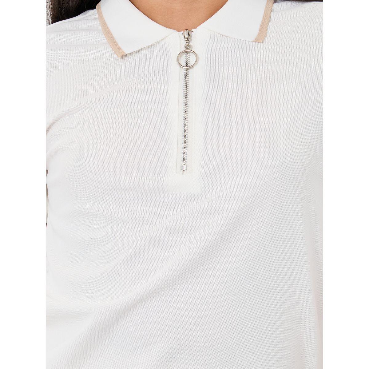 Styli Plain Polo T-Shirt and Pleated Skirt Set-girls-clothing-setsandcoords-image-3