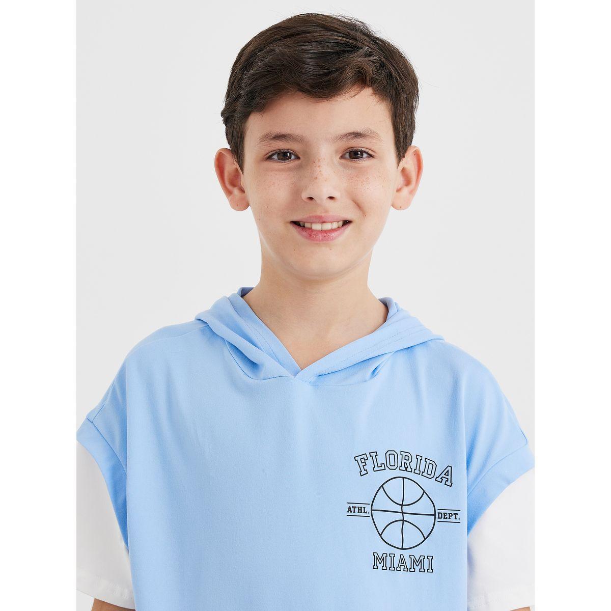 Styli Hooded Oversized T-Shirt and Shorts Set-boys-clothing-setsandcoords-image-3