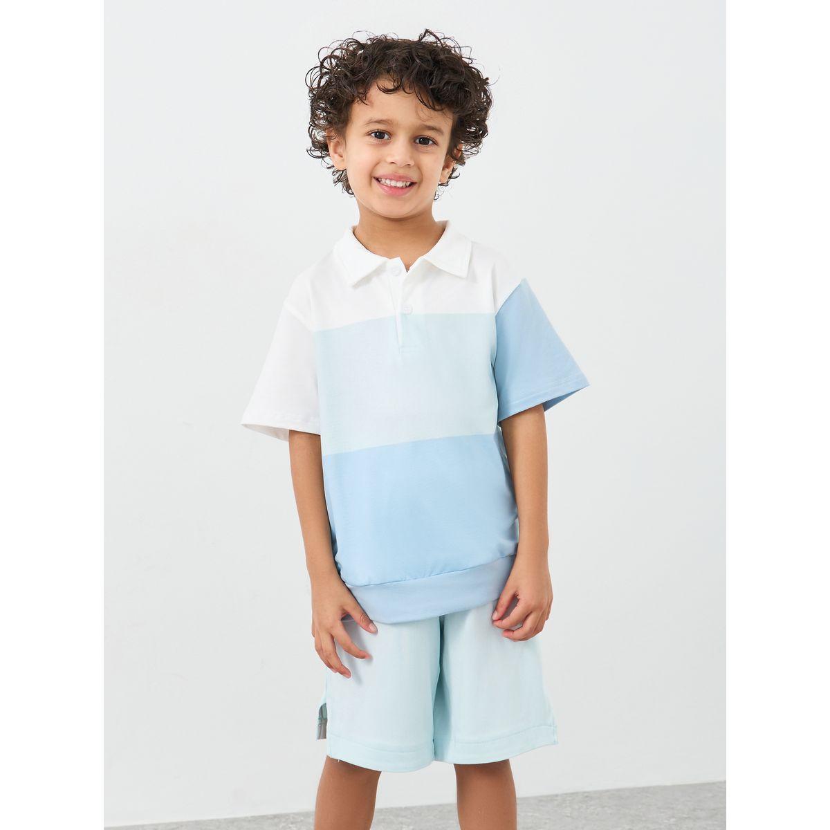 طقم منسق من شورت وتيشيرت بولو-boys-clothing-setsandcoords-image-2