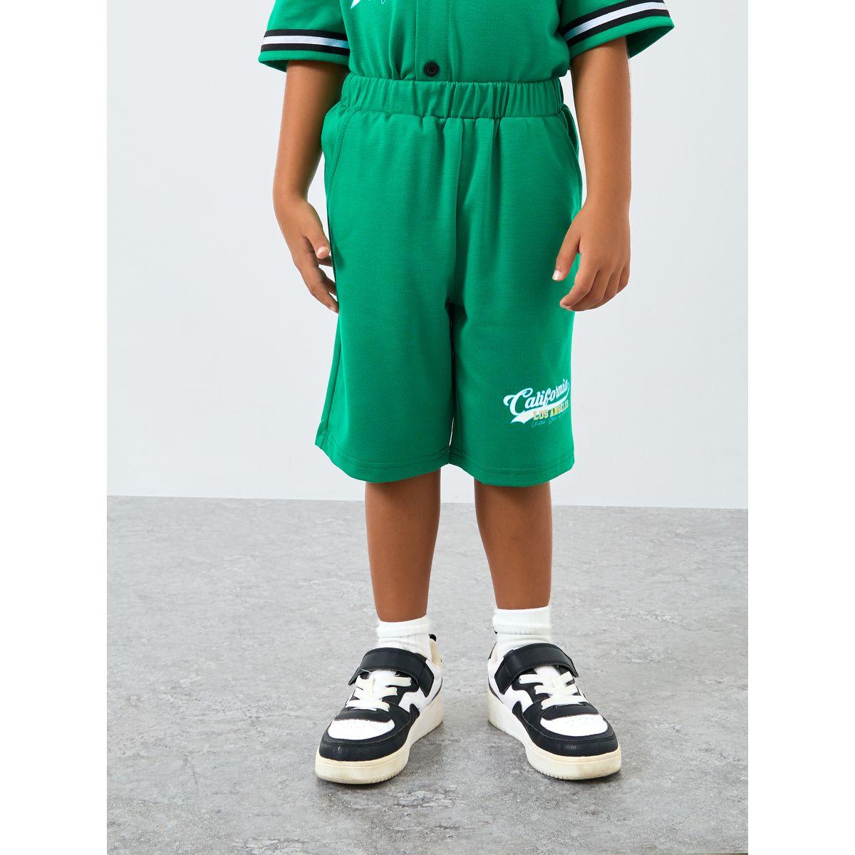 Styli Boys Green Graphic Print T-Shirt and Shorts Set-boys-clothing-setsandcoords-image-5
