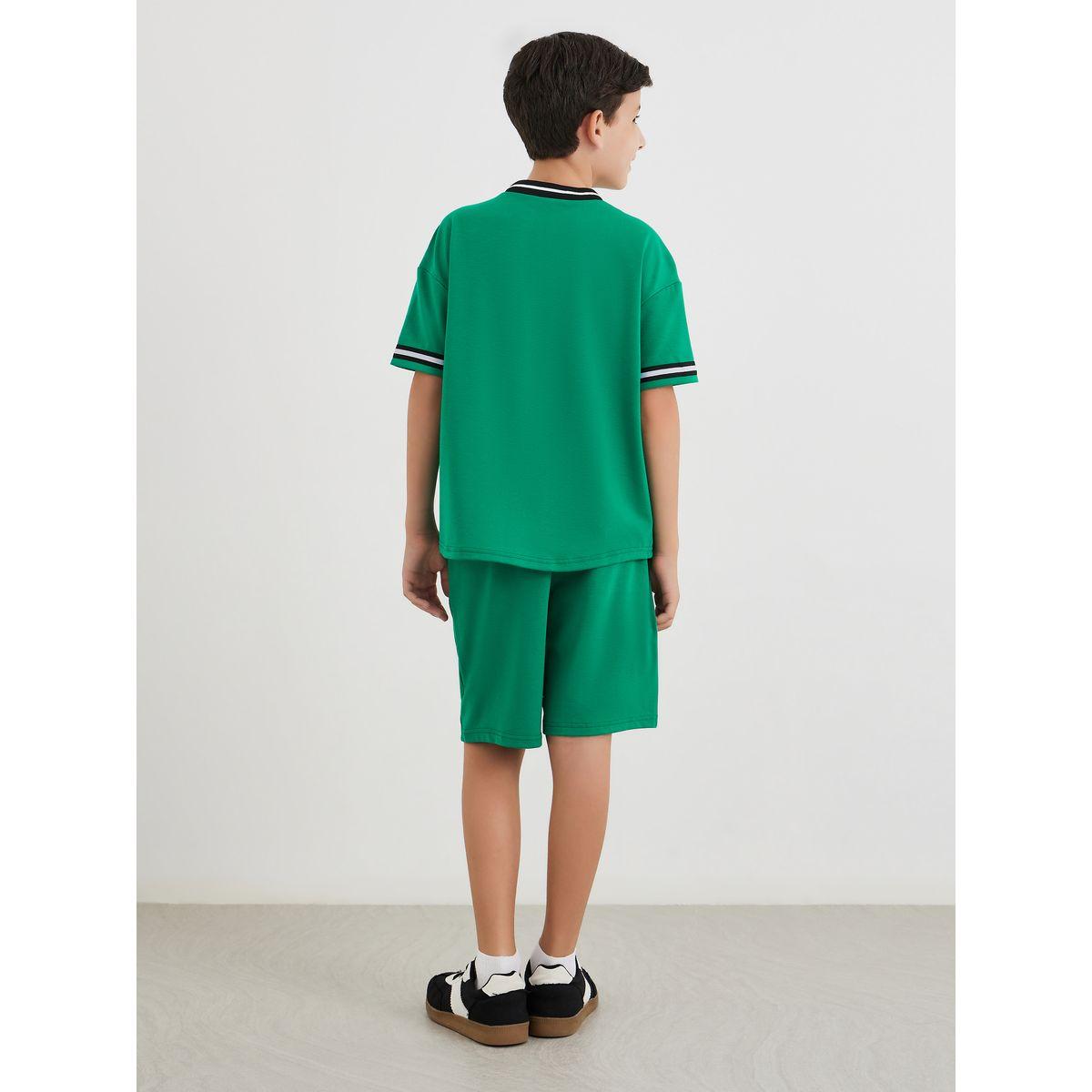 مجموعة من شورت وتيشيرت بطبعة جرافيك-boys-clothing-setsandcoords-image-5