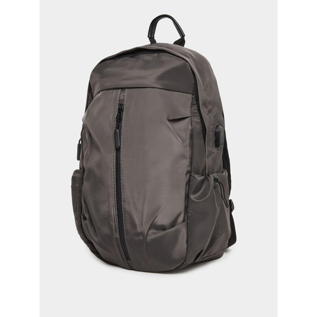 Styli Boys Grey Backpack with Front Zip Pocket 45x30x14.5cm-school-bagsandbackpacks-backpacks-image-1