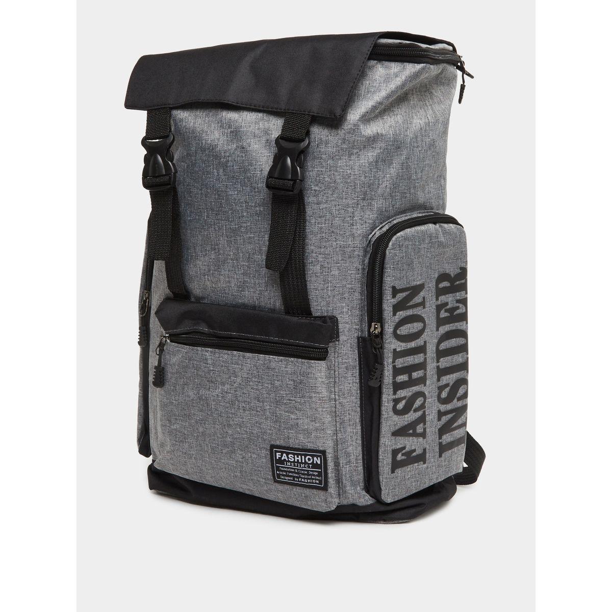 Styli Boys Grey Printed Pocket Backpack 45x28x15cm-school-bagsandbackpacks-backpacks-image-1