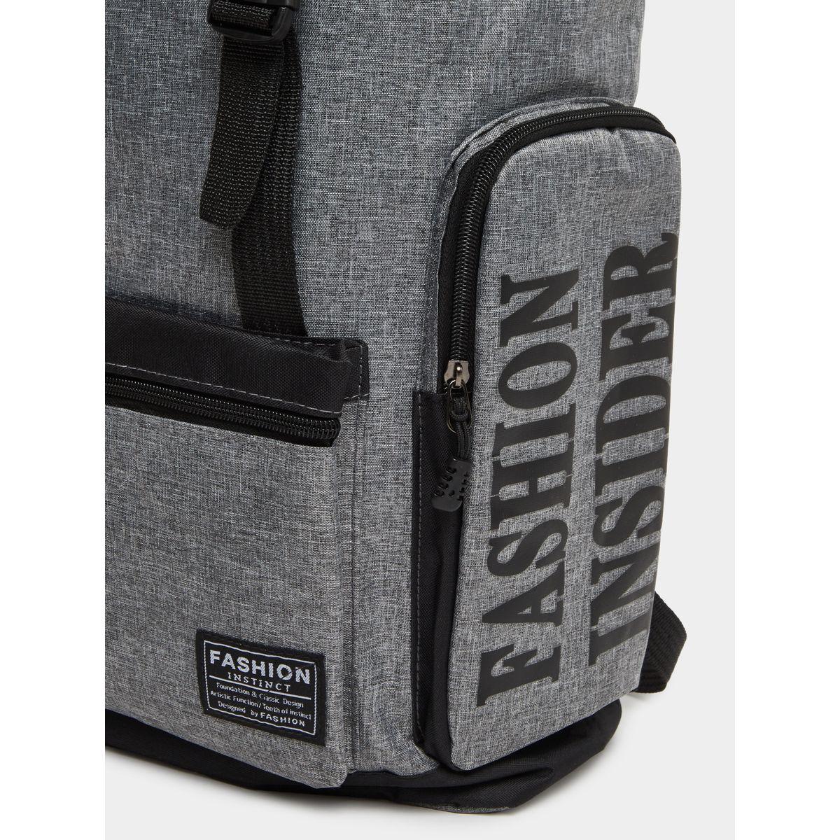 Styli Boys Grey Printed Pocket Backpack 45x28x15cm-school-bagsandbackpacks-backpacks-image-5