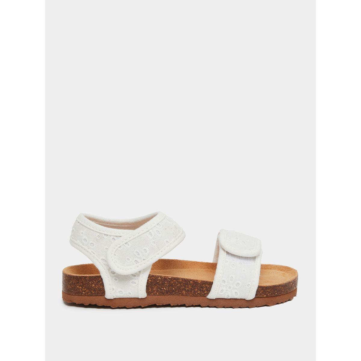 Styli Embroidered Velcro Closure Sandals-girls-shoes-sandals-image-1