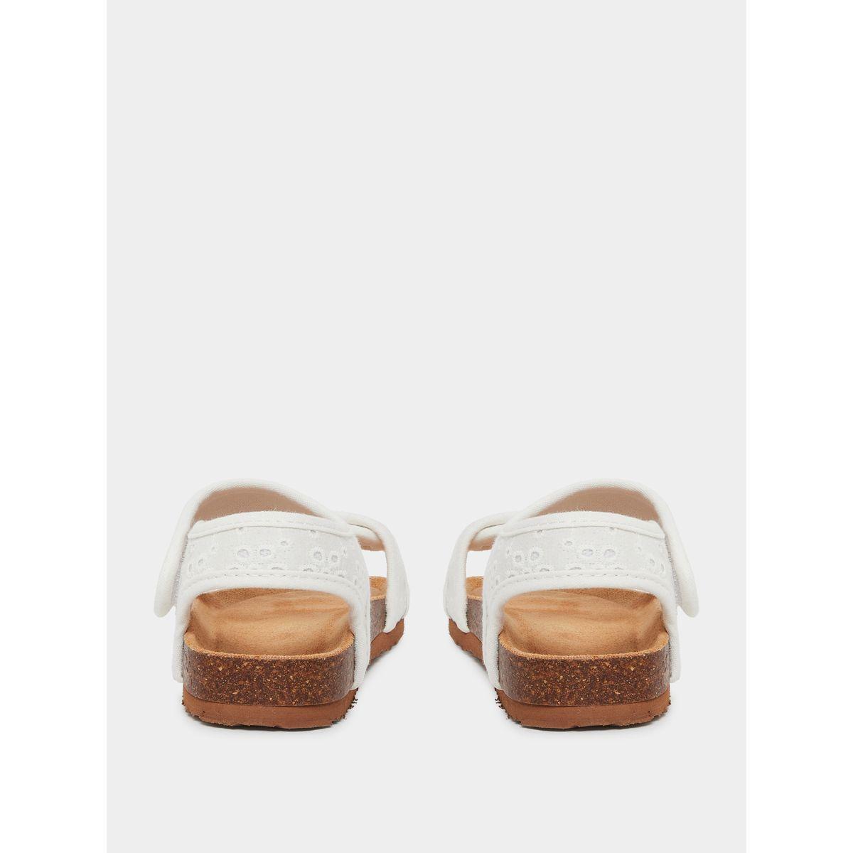 Styli Embroidered Velcro Closure Sandals-girls-shoes-sandals-image-4