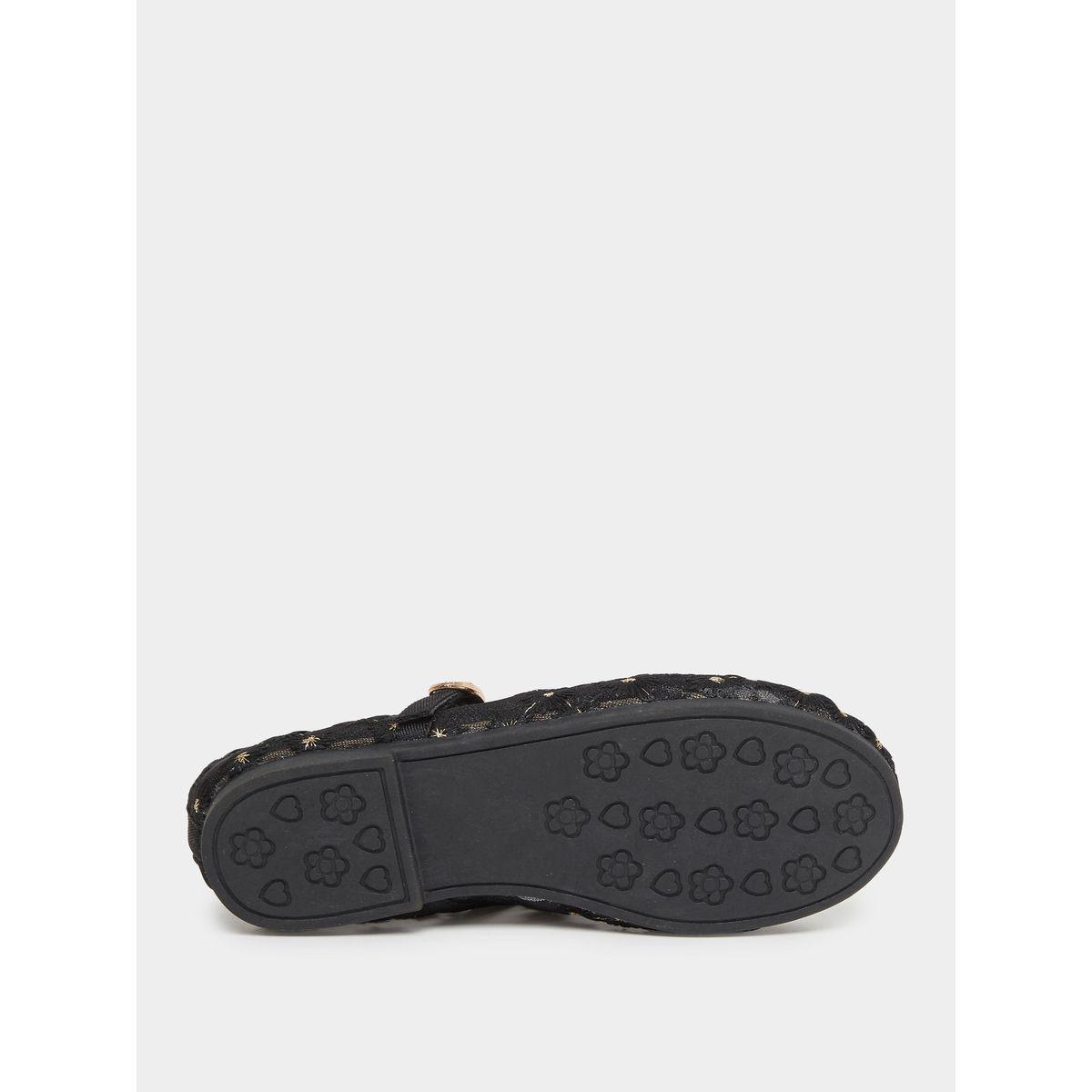 Styli Embellished Ballerinas with Buckle Closure-girls-shoes-ballerinas-image-6