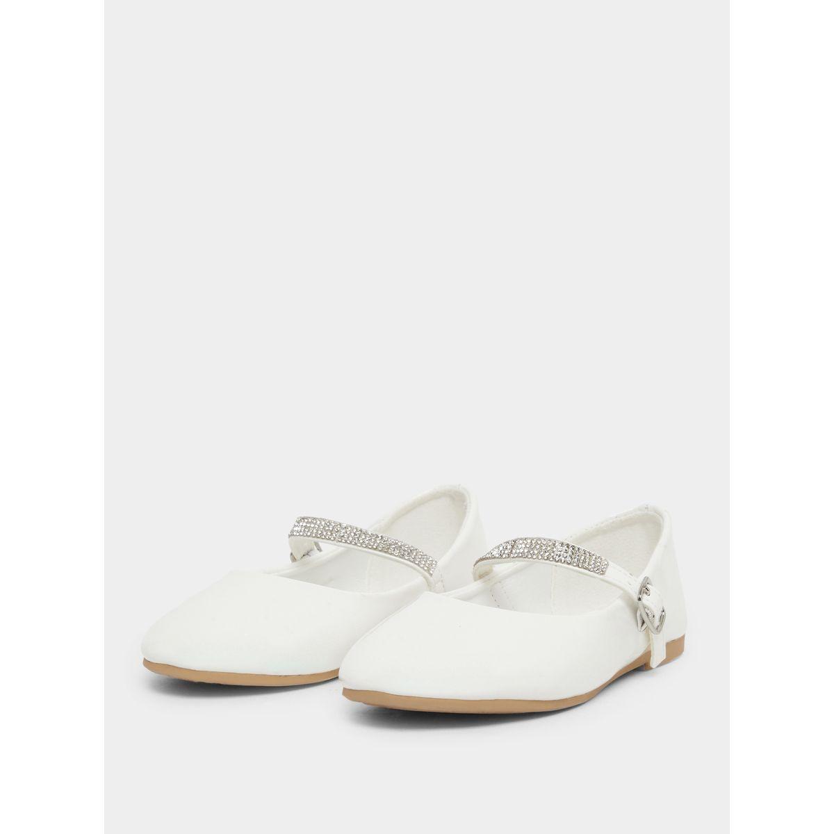 Styli Embellished Ballerinas with Buckle Closure-girls-shoes-ballerinas-image-2