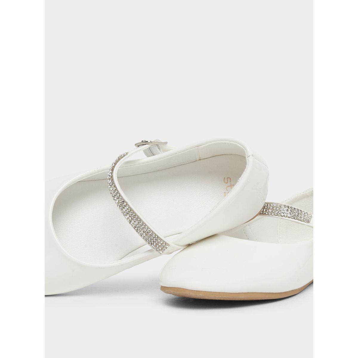 Styli Embellished Ballerinas with Buckle Closure-girls-shoes-ballerinas-image-3