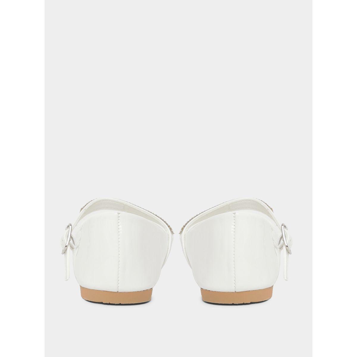 Styli Embellished Ballerinas with Buckle Closure-girls-shoes-ballerinas-image-4