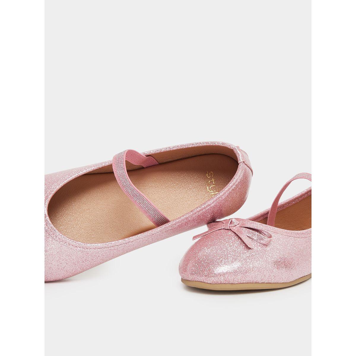 حذاء باليرينا سادة بتفاصيل فيونكة-girls-shoes-ballerinas-image-3