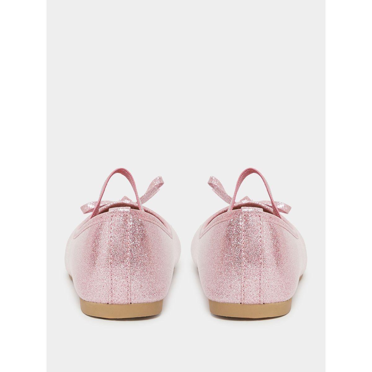 حذاء باليرينا سادة بتفاصيل فيونكة-girls-shoes-ballerinas-image-4