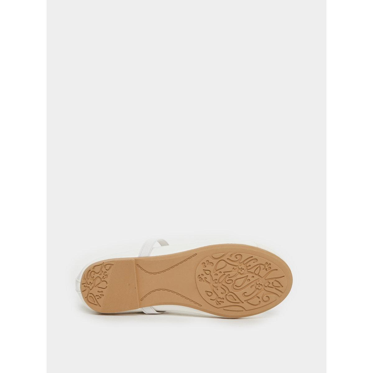 Styli White Glitter Toe Ballerinas-girls-shoes-ballerinas-image-6