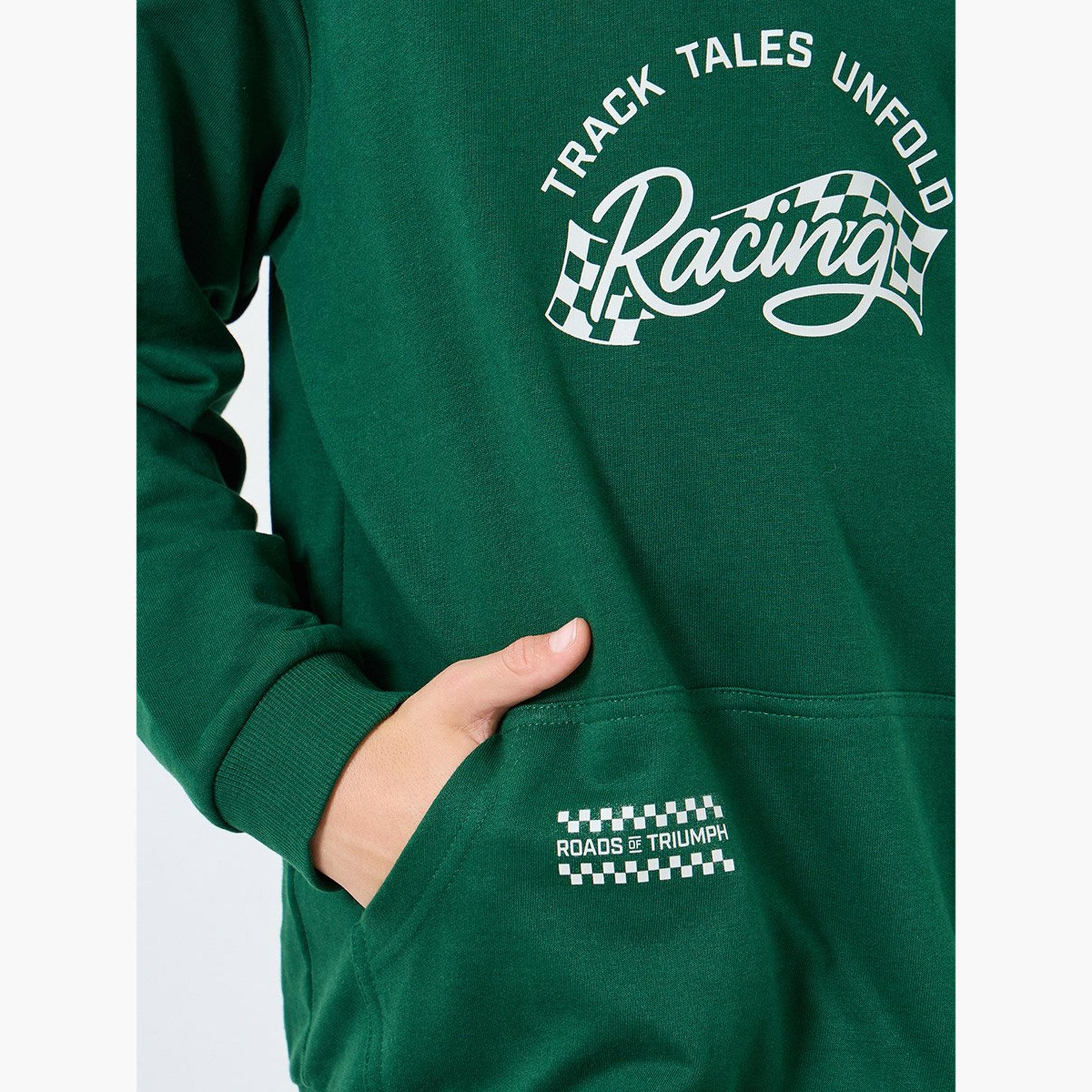 ستايلي - طقم هودي وبنطال رياضي بطبعة سباق خضراء للمراهقين-boys-clothing-setsandcoords-image-3