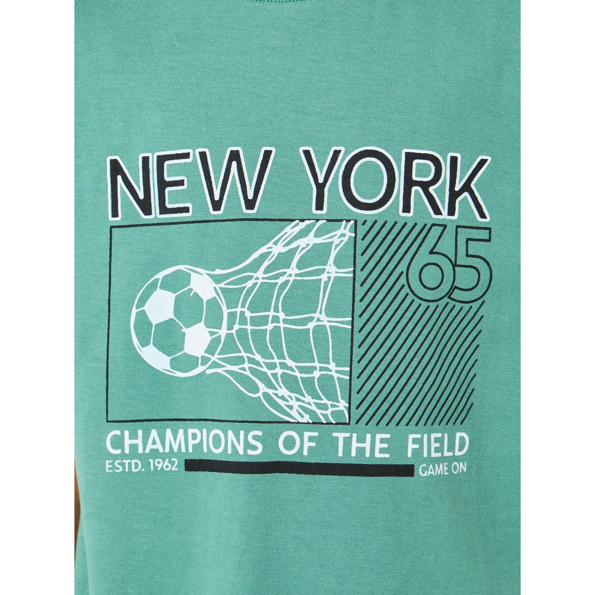 Styli Boys Green Graphic Print Oversized T-Shirt-boys-clothing-tshirtsandpolos-image-3