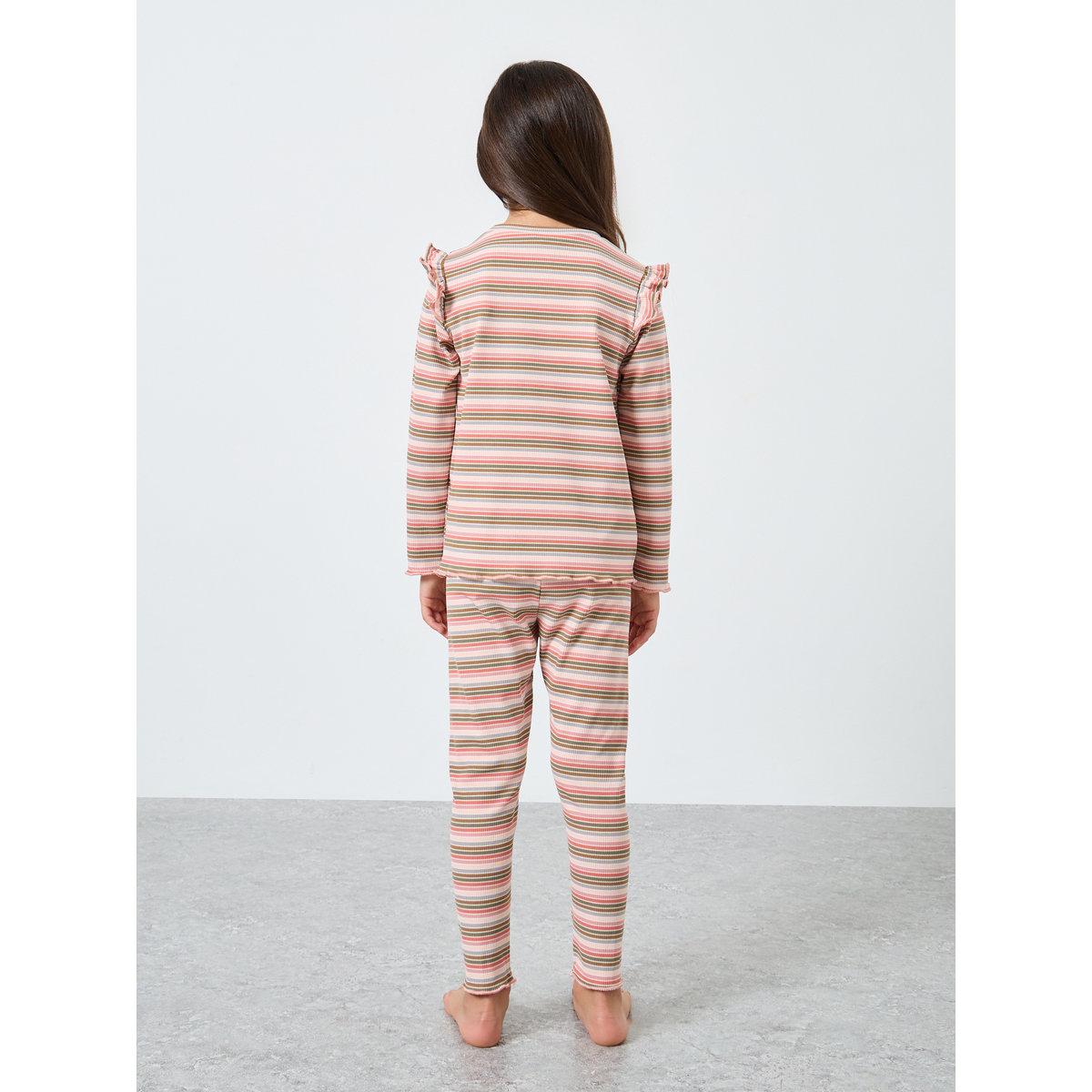 طقم من بنطال بيجاما وبلوزة مخططة-girls-clothing-nightwear-image-5
