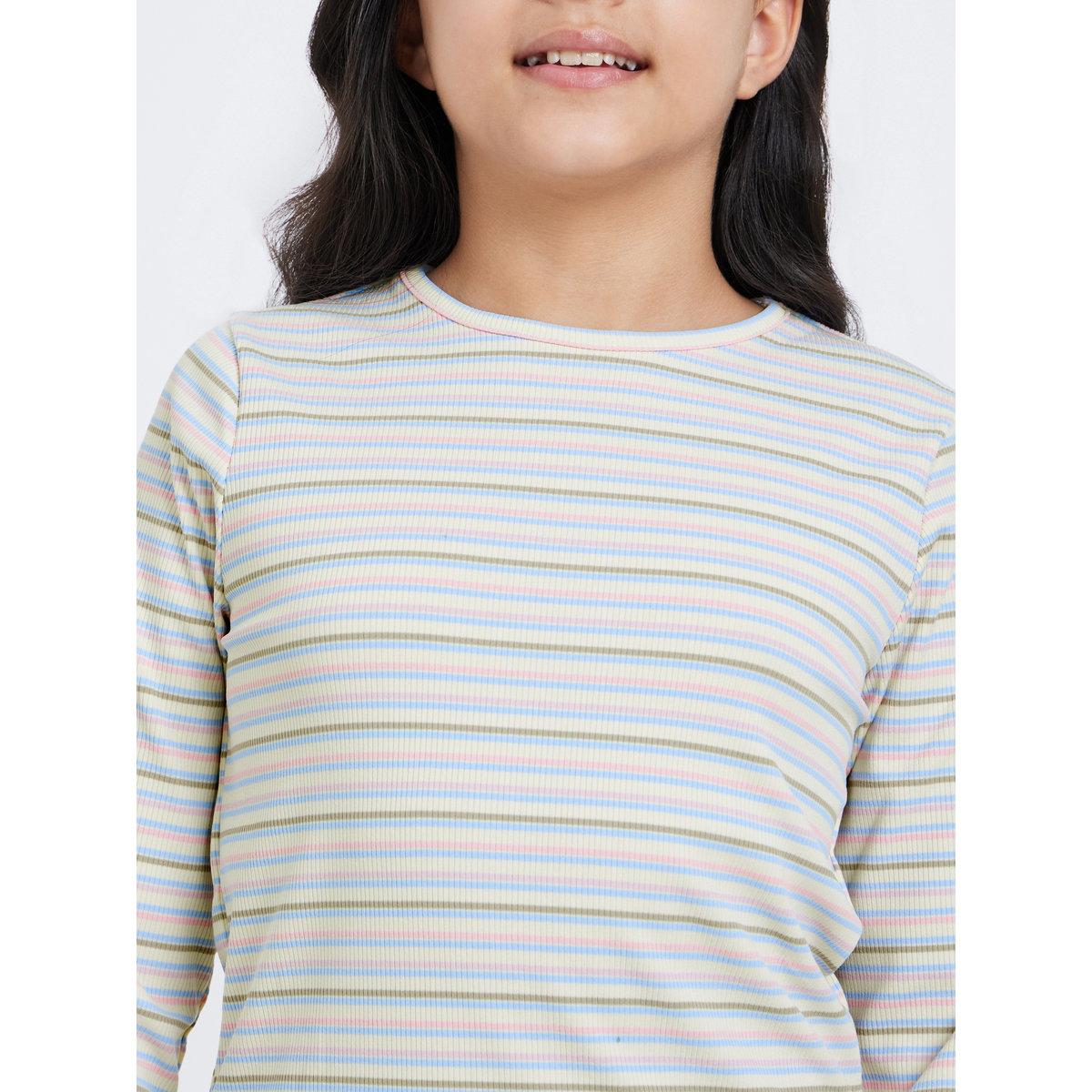 تيشيرت مخطط بأكمام طويلة-girls-clothing-tshirts-image-3