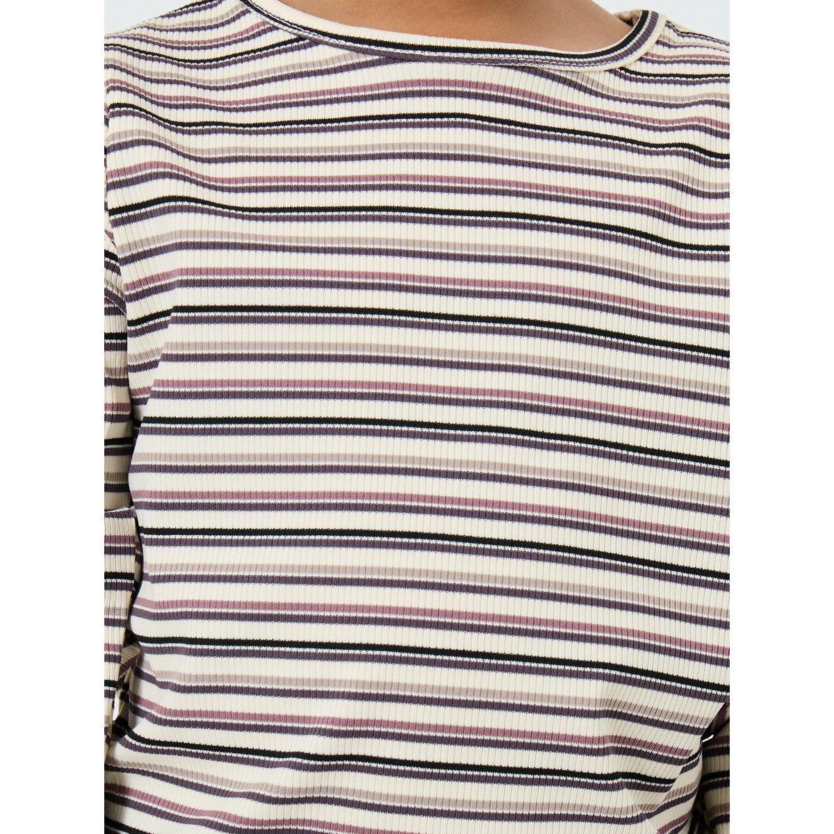 Styli Boys Multi Striped Ribbed Long Sleeve T-Shirt-boys-clothing-tshirtsandpolos-image-3