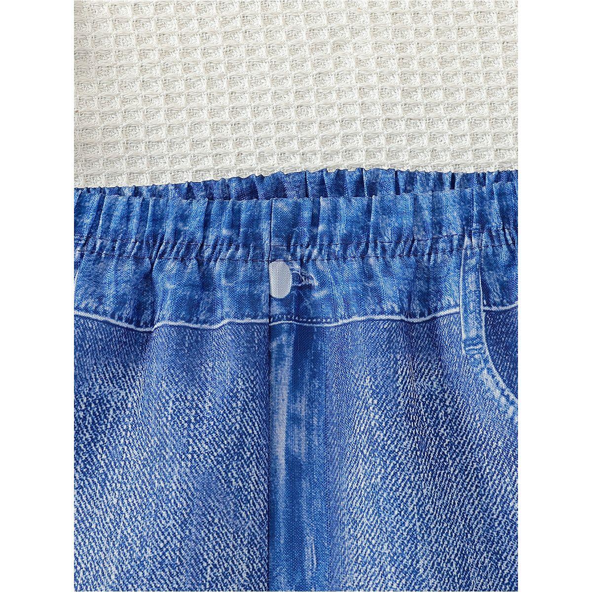 Styli Elastic Waistband Printed Flared Pants-girls-clothing-bottoms-trousers-image-5