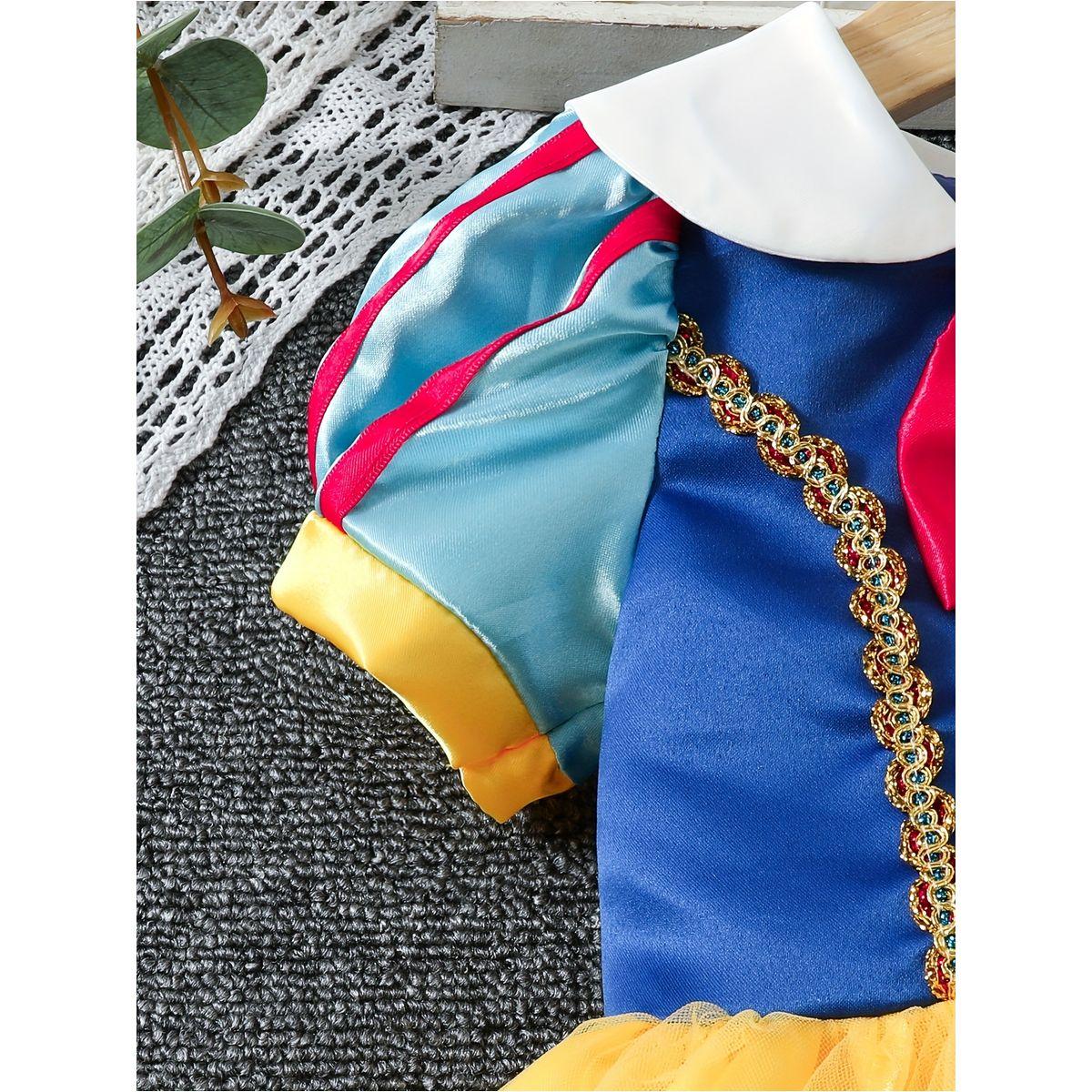 Styli Snow White Short Sleeve Knee Length Dress-girls-clothing-dressesandjumpsuits-image-2
