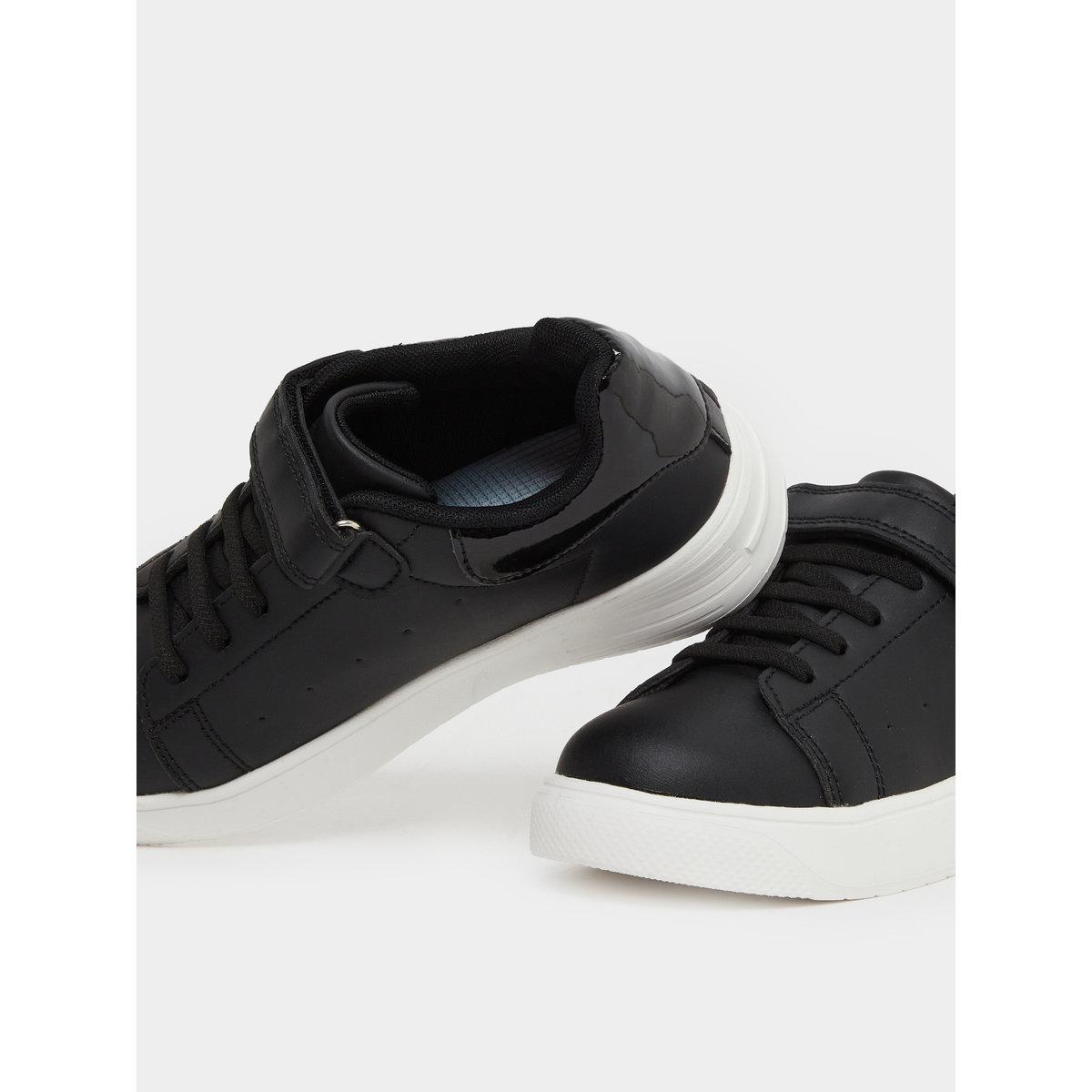 Styli Teen Plain Hook and Loop Sneakers-boys-shoes-sneakers-image-3