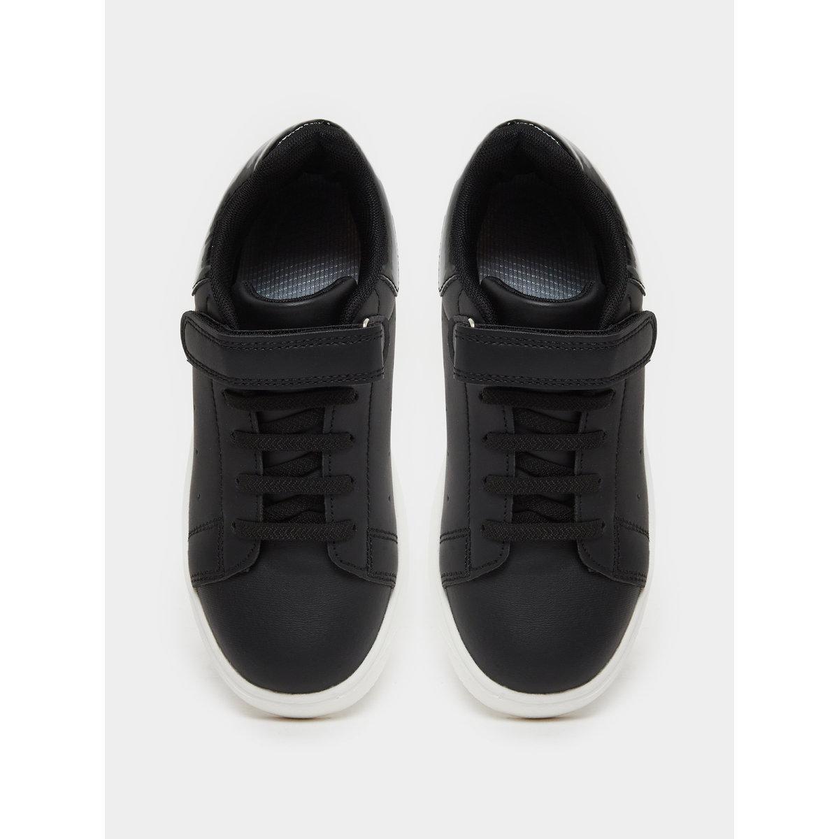 Styli Teen Plain Hook and Loop Sneakers-boys-shoes-sneakers-image-5